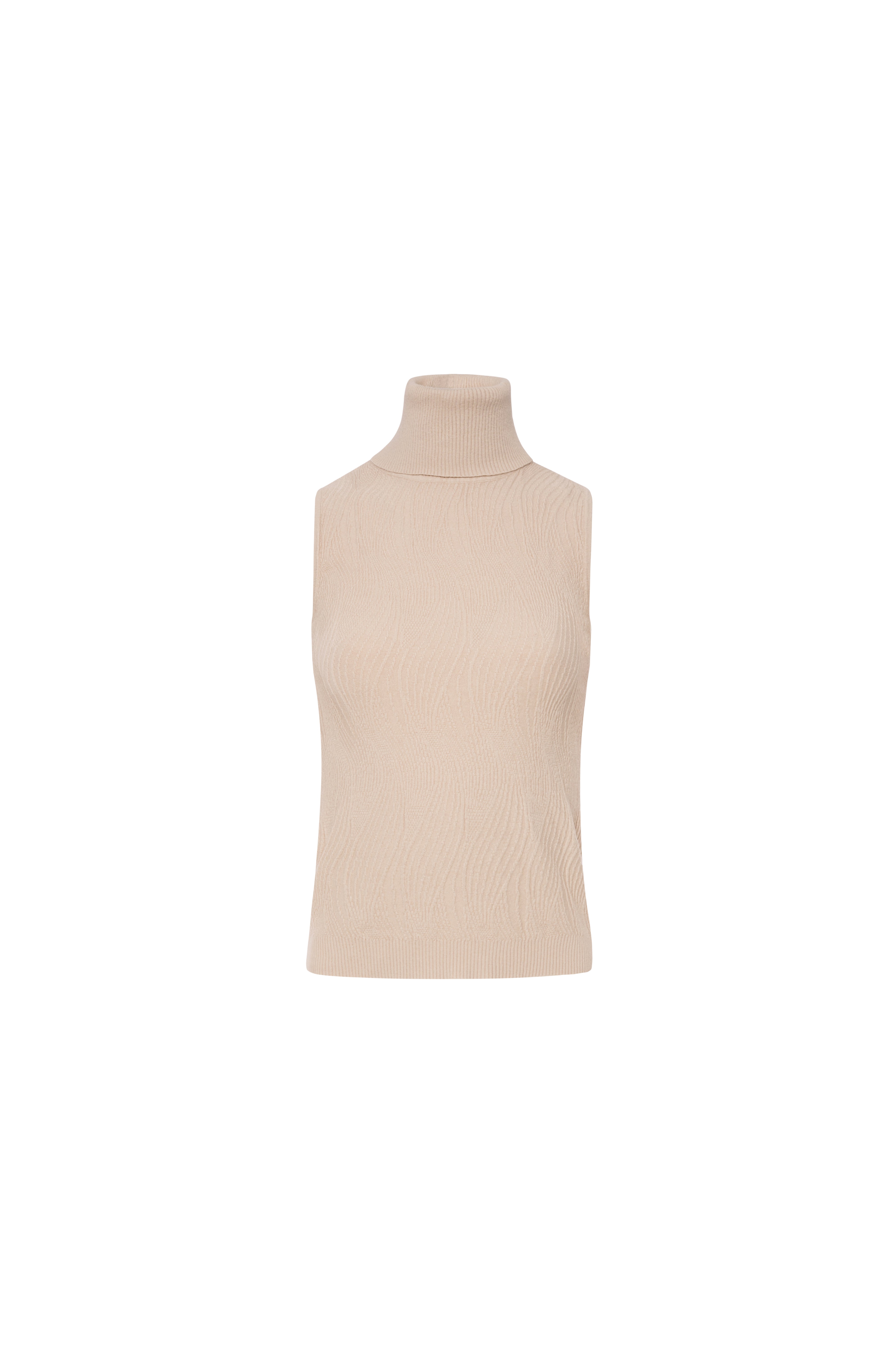 Maglia senza maniche con jacquard FRACOMINA — immagine 1 di 2