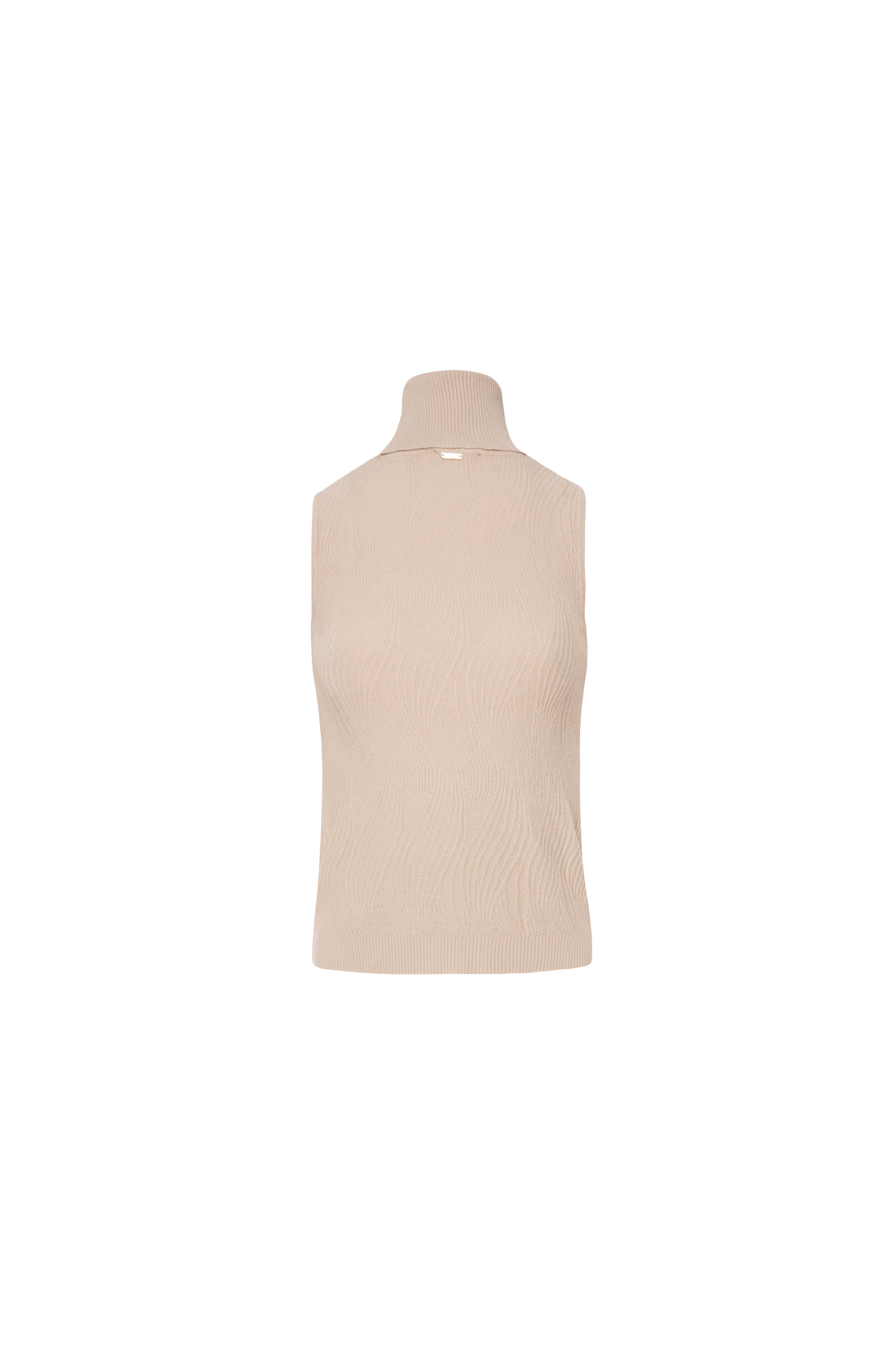 Maglia senza maniche con jacquard FRACOMINA — immagine 2 di 2