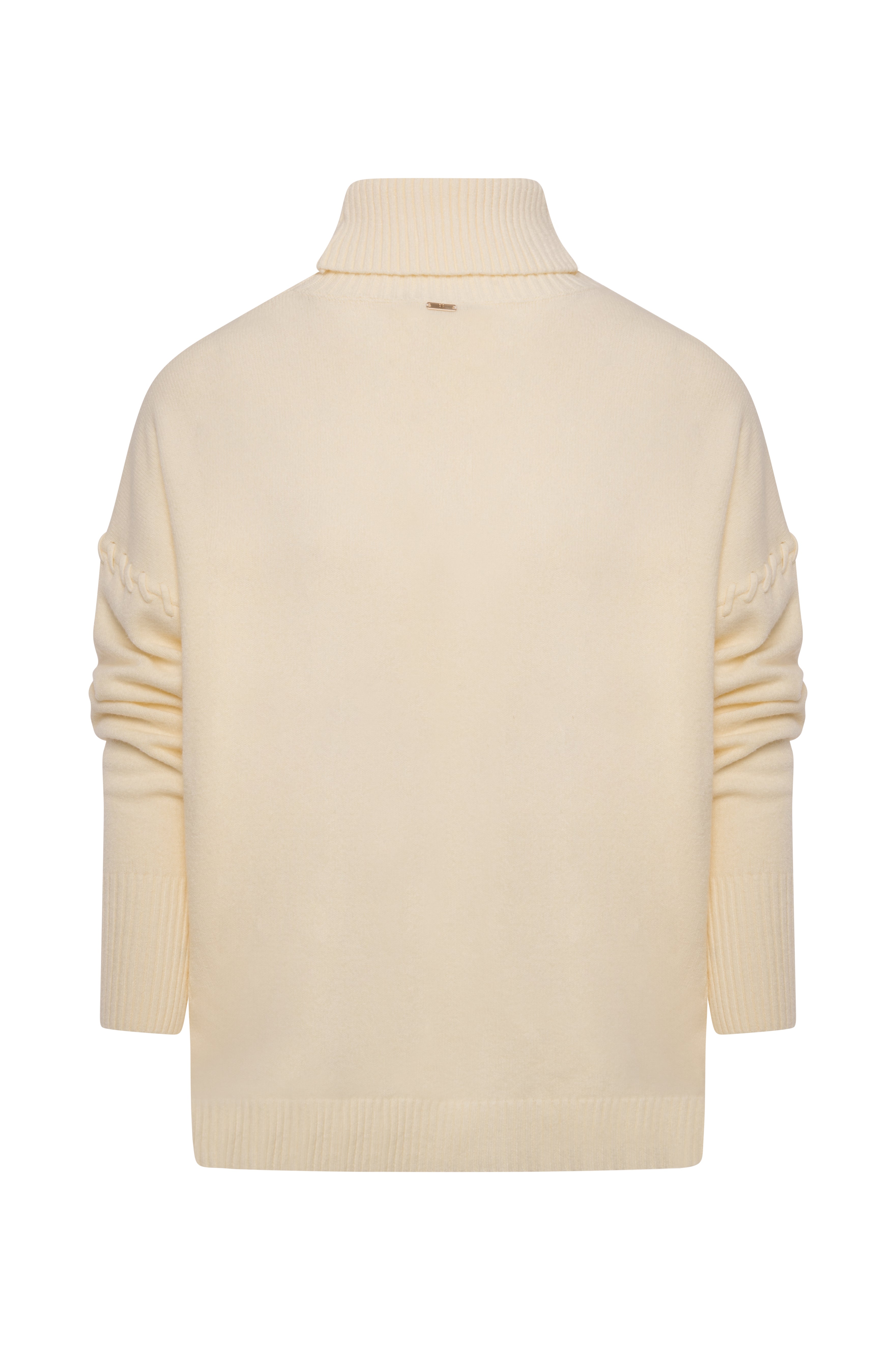 Maglia over con collo alto FRACOMINA — immagine 2 di 2