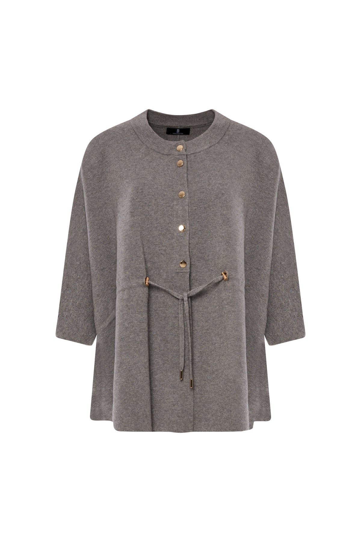 Cardigan over modello mantella FS26WT8007K50401-K10 Fracomina