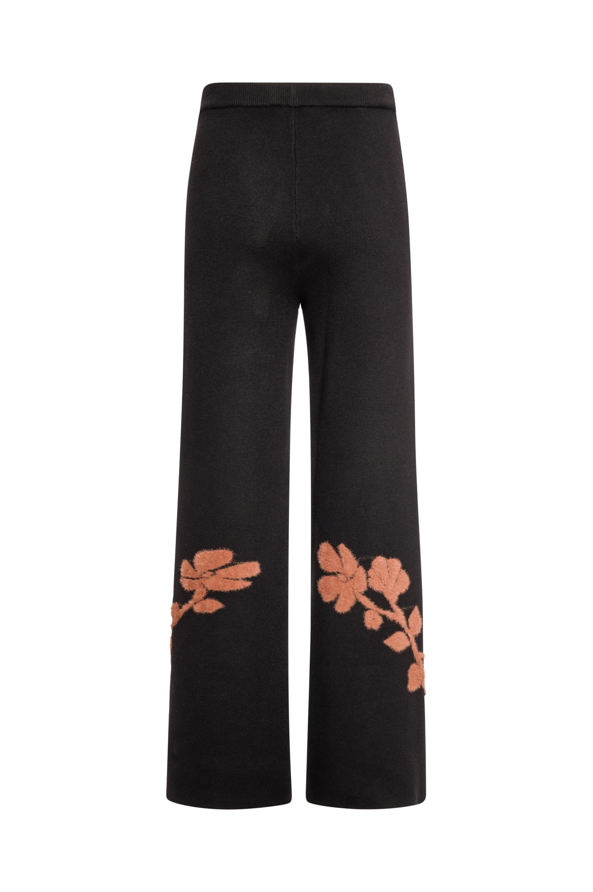 Pantalone wide a palazzo in maglia con jacquard floreale FS26WV3004K50201 FRACOMINA