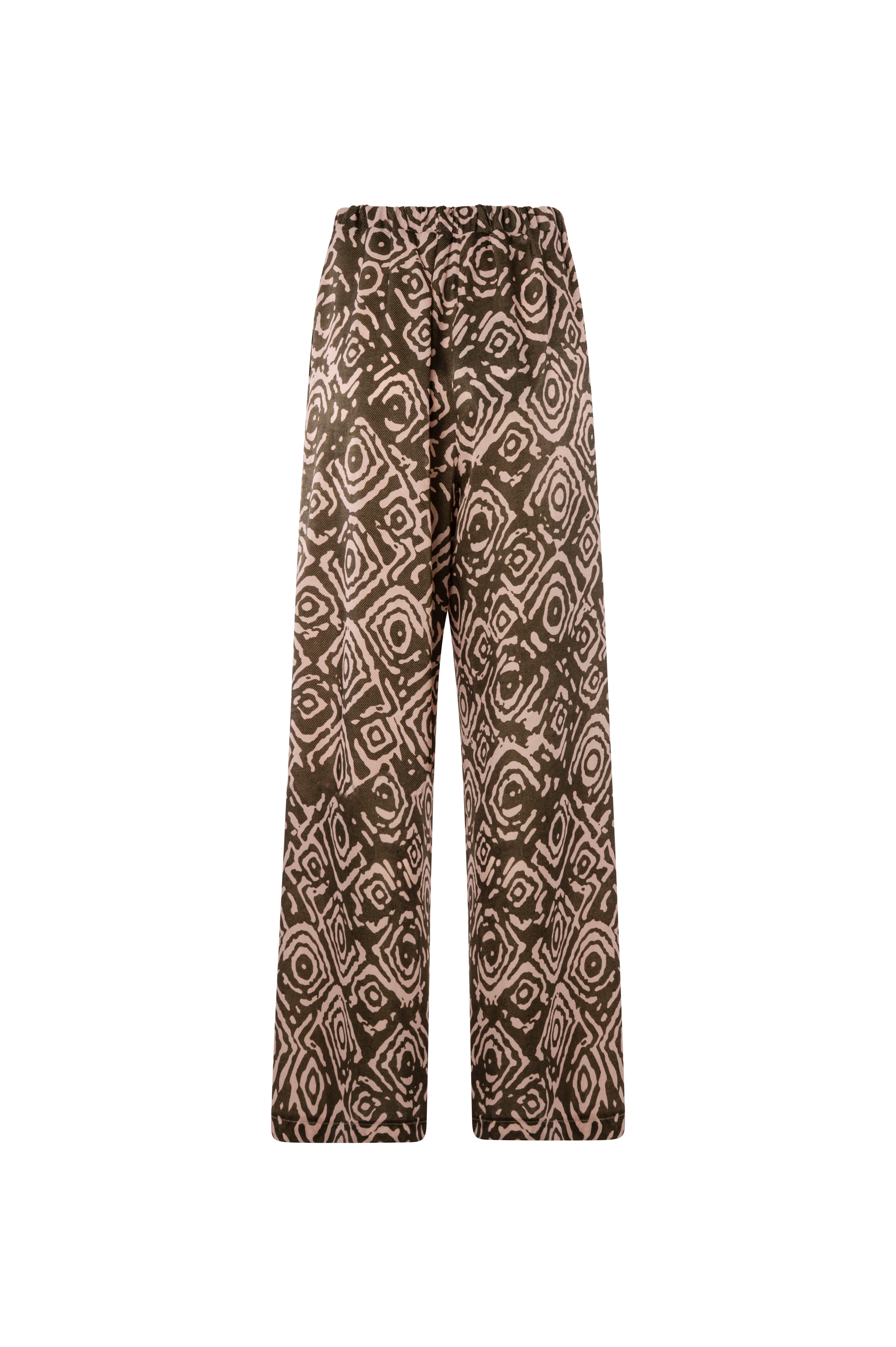 Pantalone wide a palazzo in fantasia geometrica FRACOMINA — immagine 6 di 6