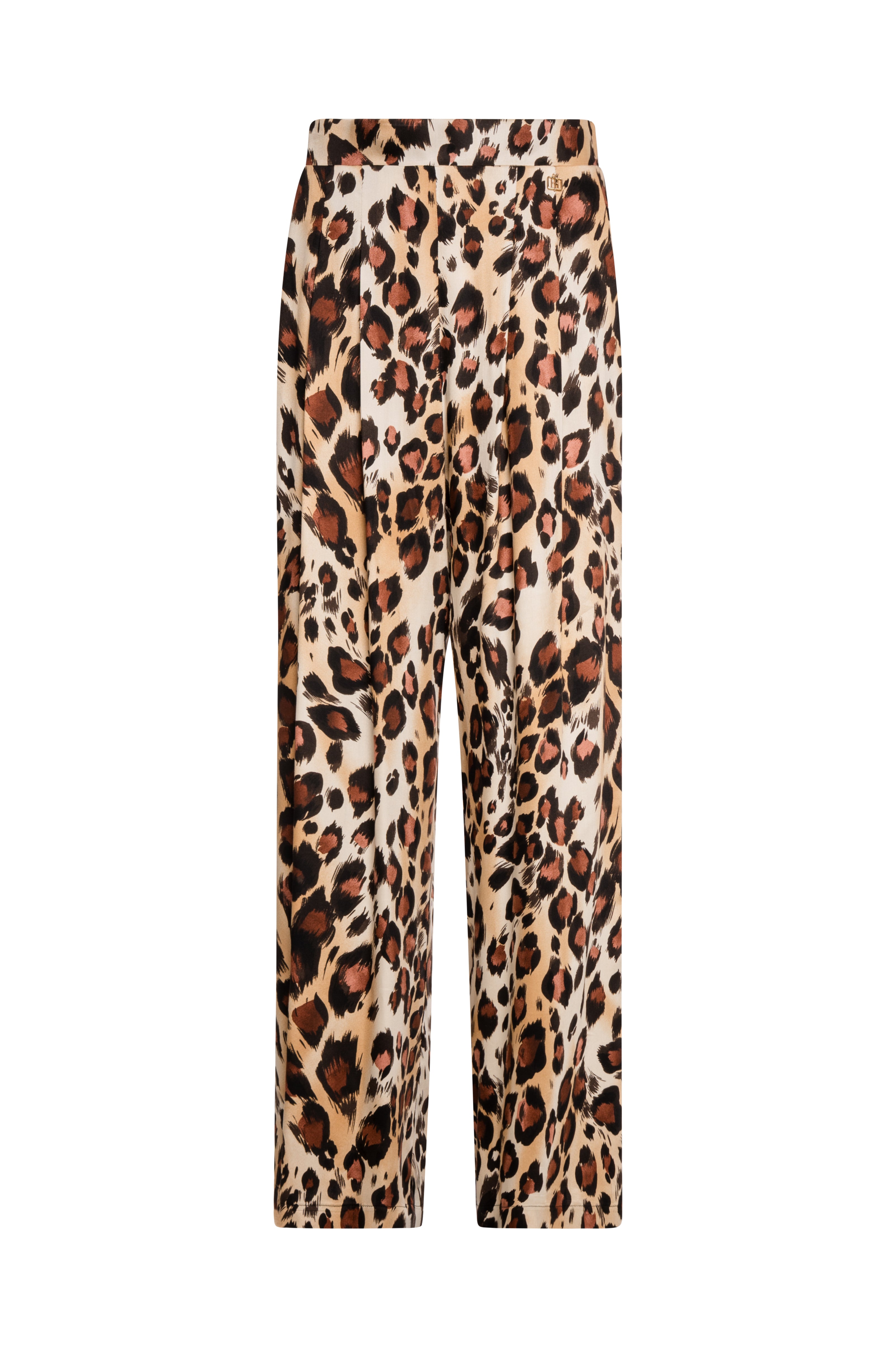Pantalone wide a palazzo in fantasia animalier FS26WV3012W413L7-KM3 Fracomina