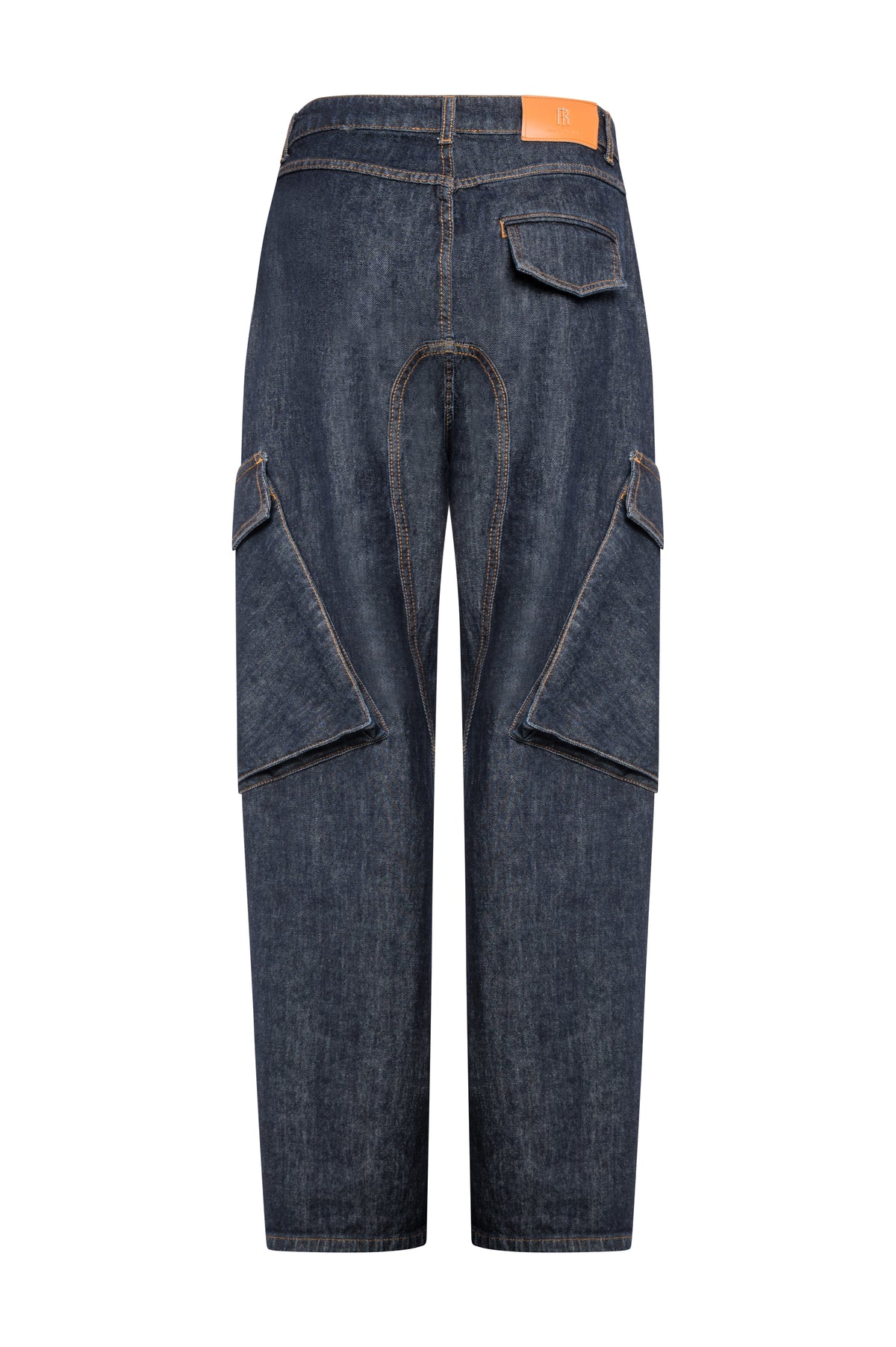 Jeans carrot balloon fit in denim con lavaggio scuro FS26WVC001D40193 FRACOMINA
