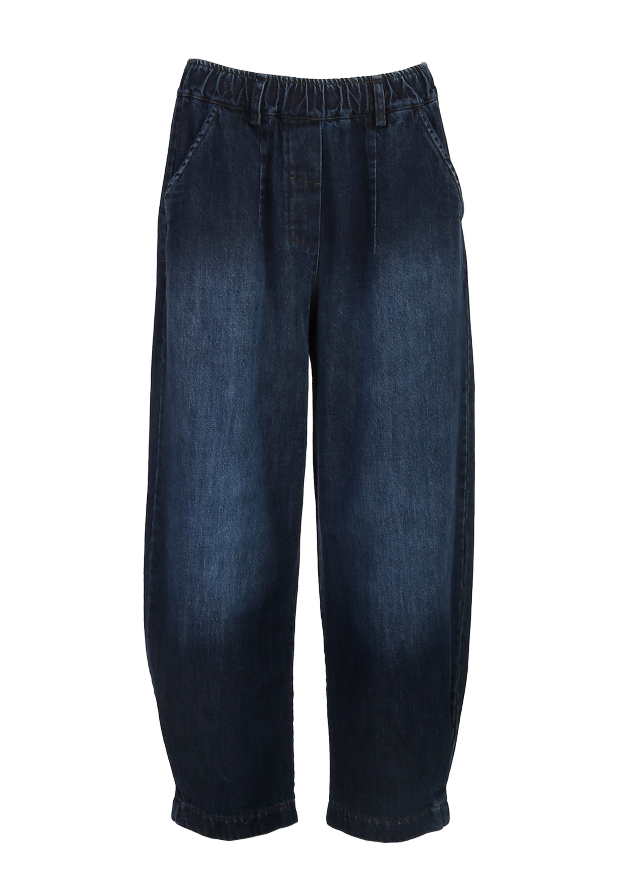 Pantalone effetto balloon in denim FU24WVD001D40093 FRACOMINA