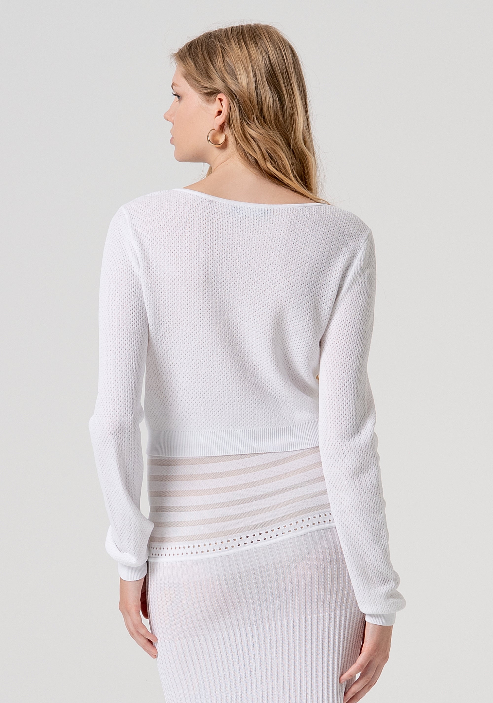 Top cropped in maglia FV26ST7001K41601-278 Fracomina