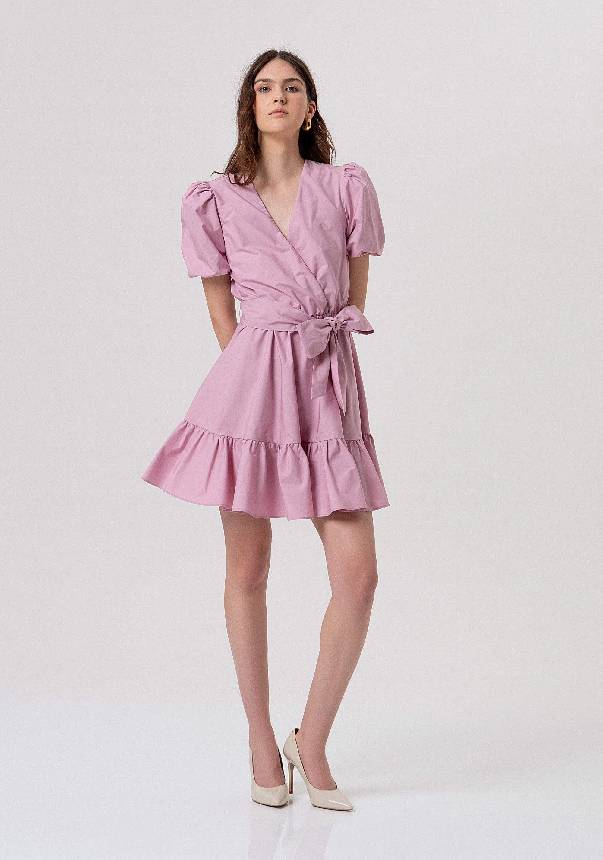 Abito regular in popeline di cotone FY26SD1037W40001-226 Fracomina