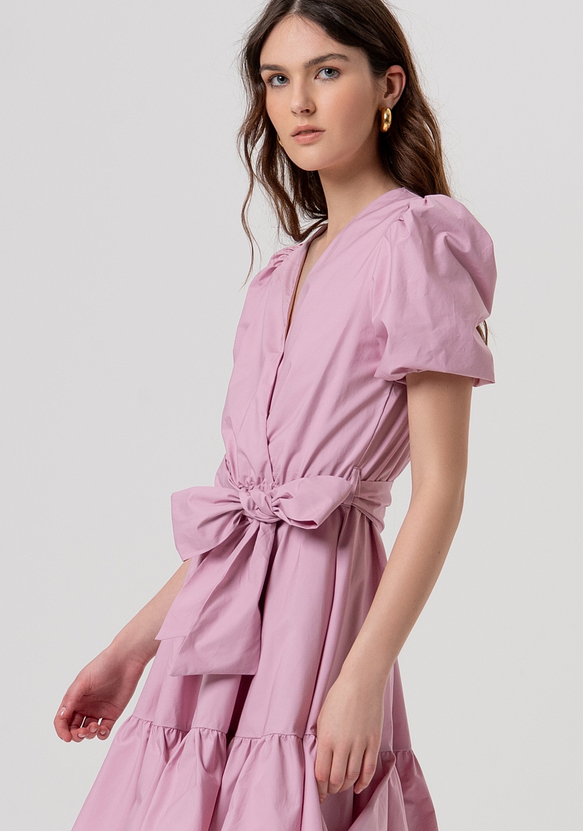 Abito regular in popeline di cotone FY26SD1037W40001-226 Fracomina