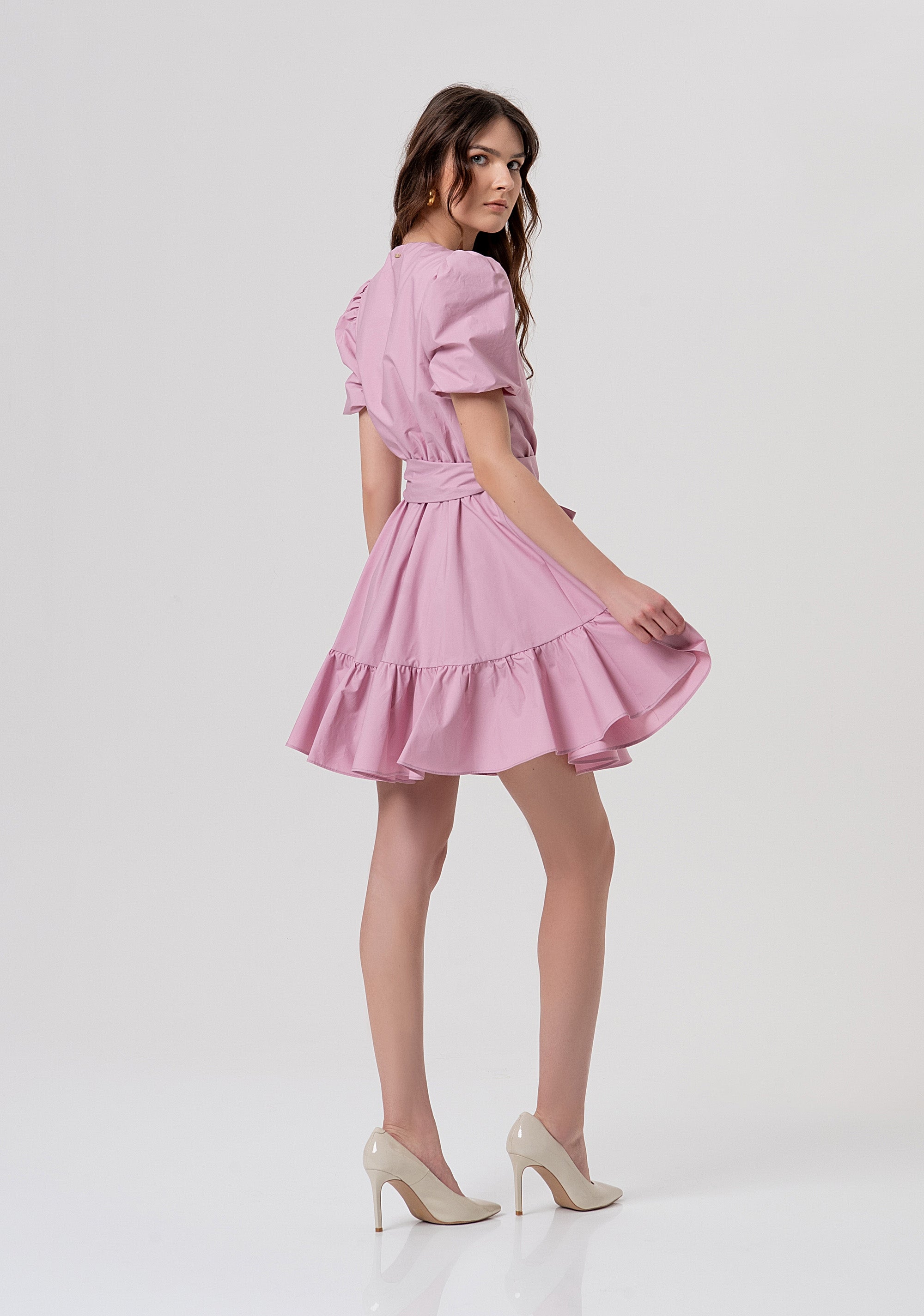 Abito regular in popeline di cotone FY26SD1037W40001-226 Fracomina