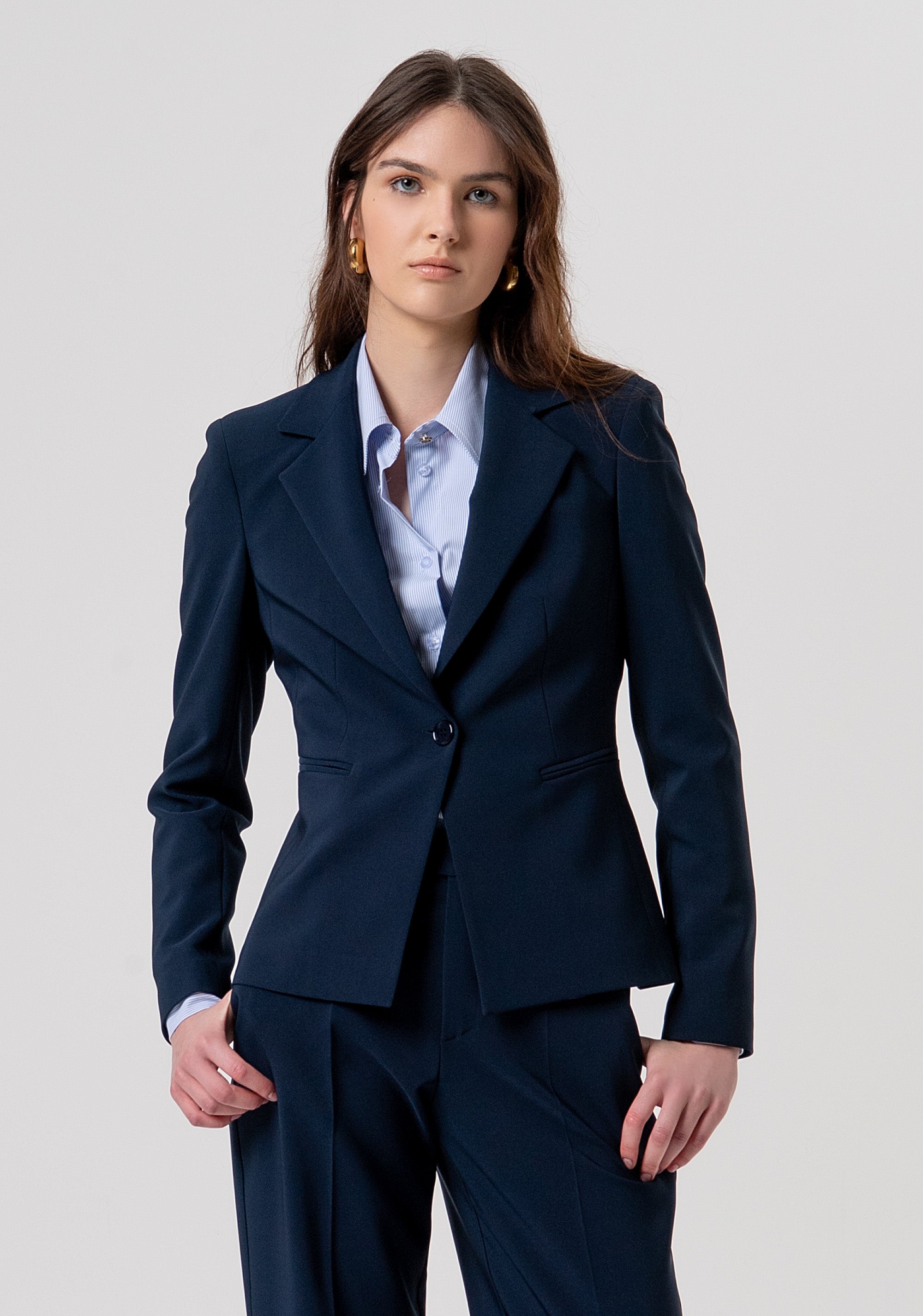 Blazer slim monopetto FY26SJ1019W42901-117 Fracomina