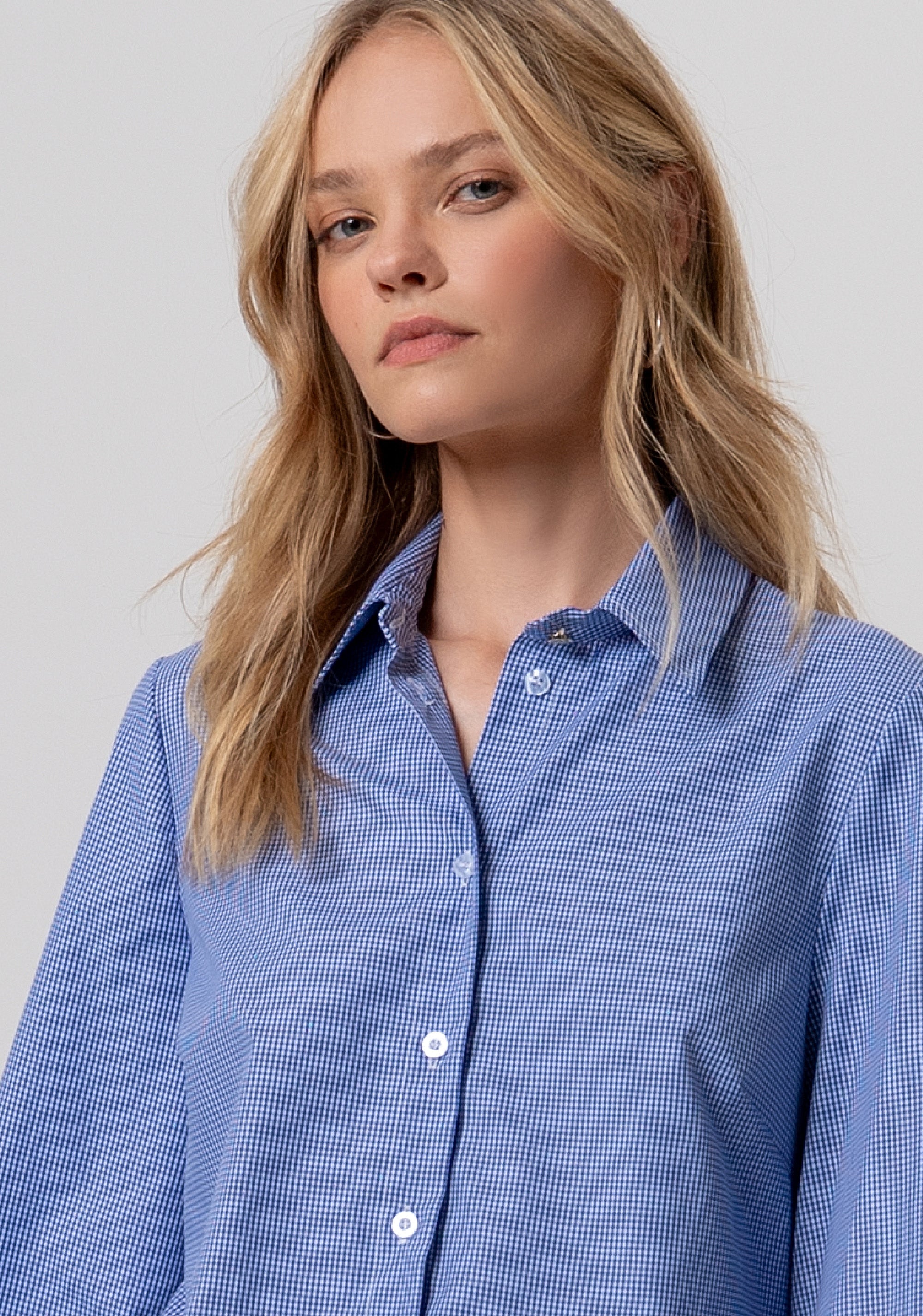 Camicia regular a quadretti FY26ST6040W82795-083 Fracomina