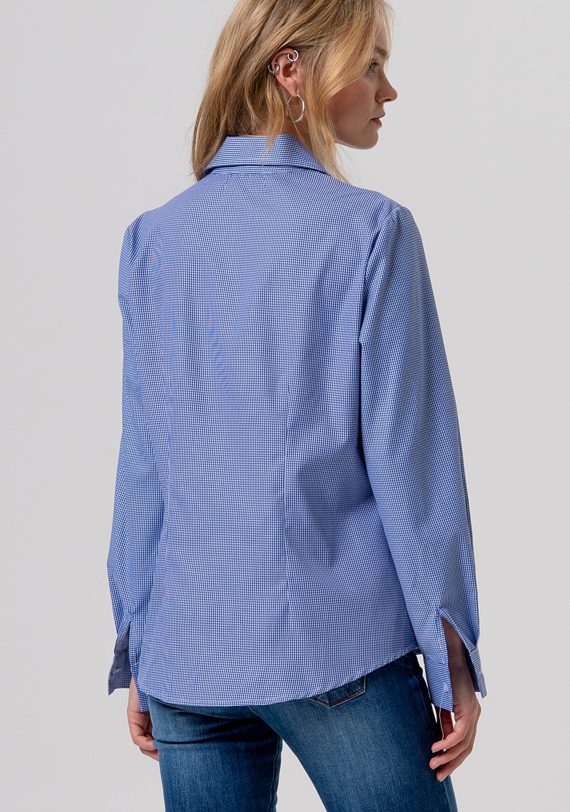 Camicia regular a quadretti FY26ST6040W82795-083 Fracomina