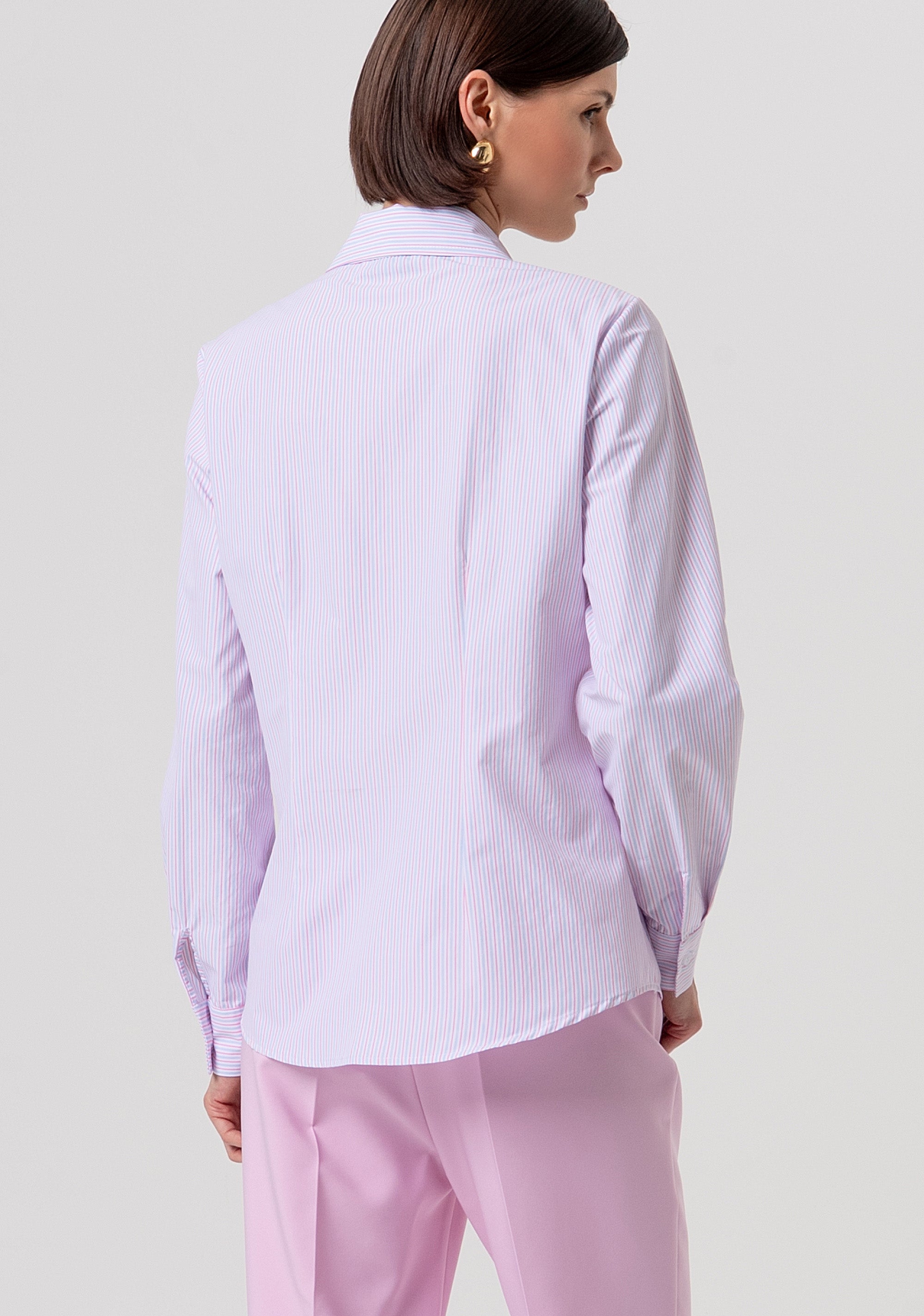 Camicia regular a righe FY26ST6040W827N8-M37 Fracomina