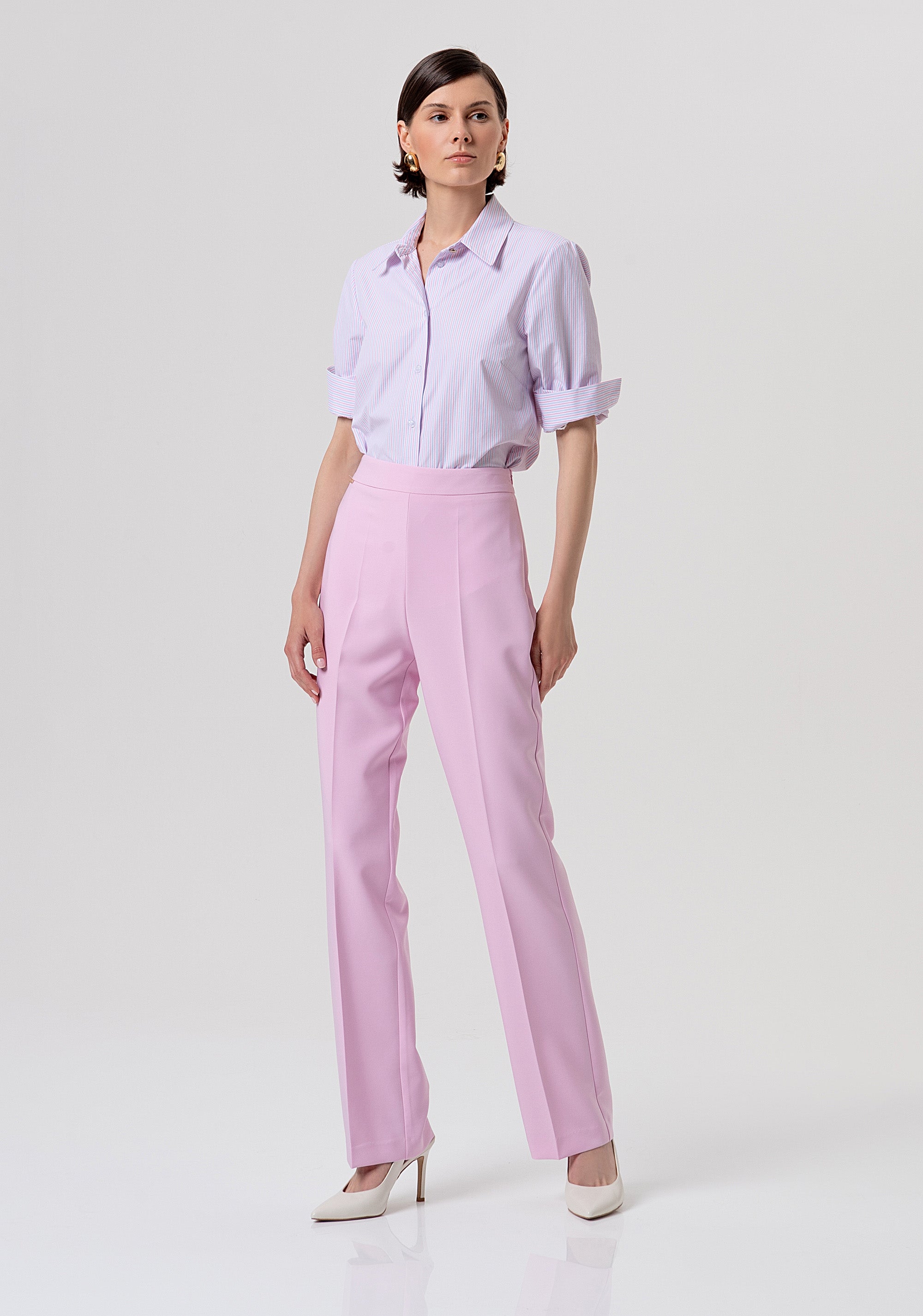 Pantalone regular a vita alta FY26SV2034W42901-226 Fracomina