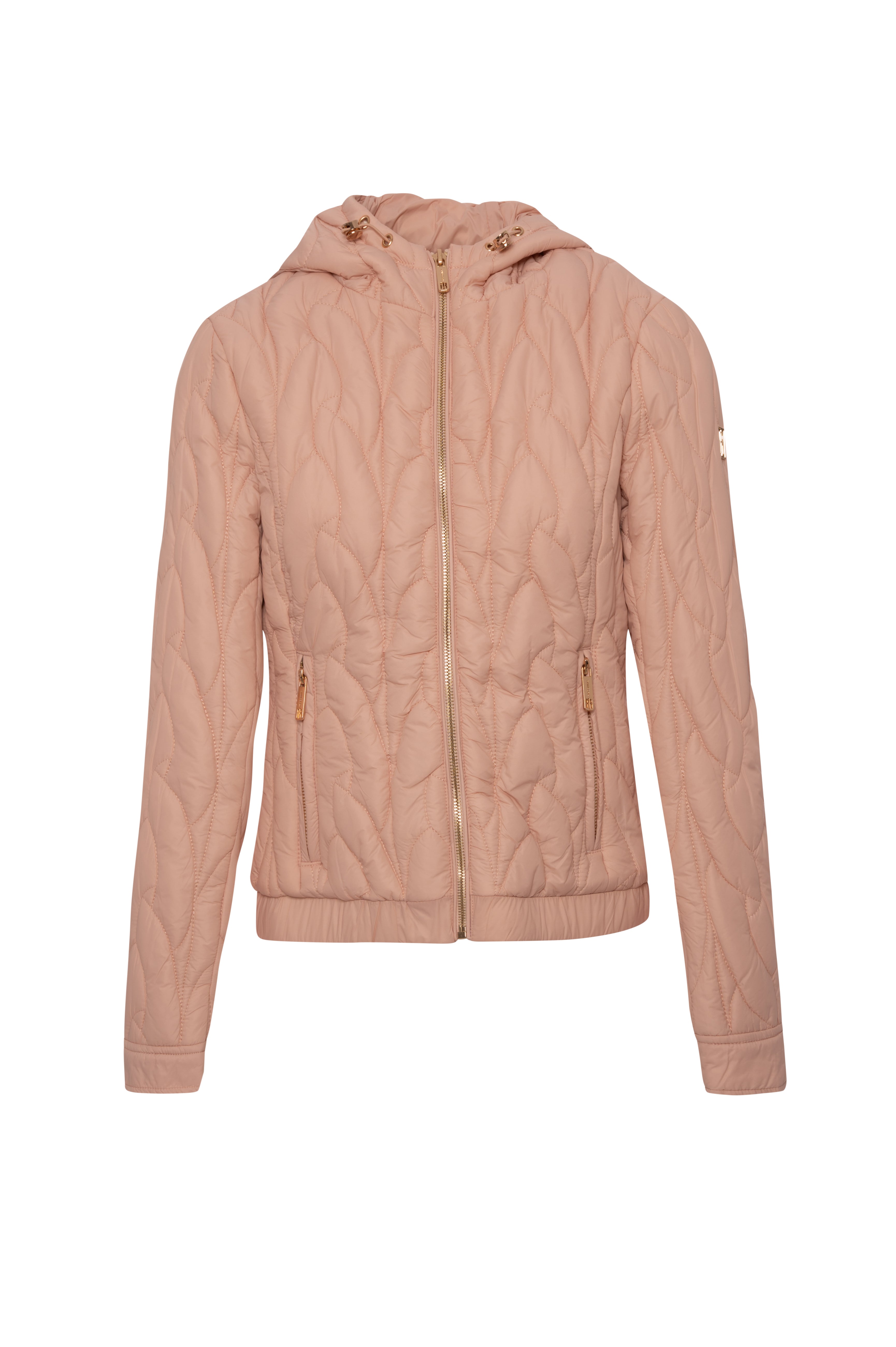 Piumino regular in nylon con cappuccio FY26WC3001O42301-KF0 Fracomina