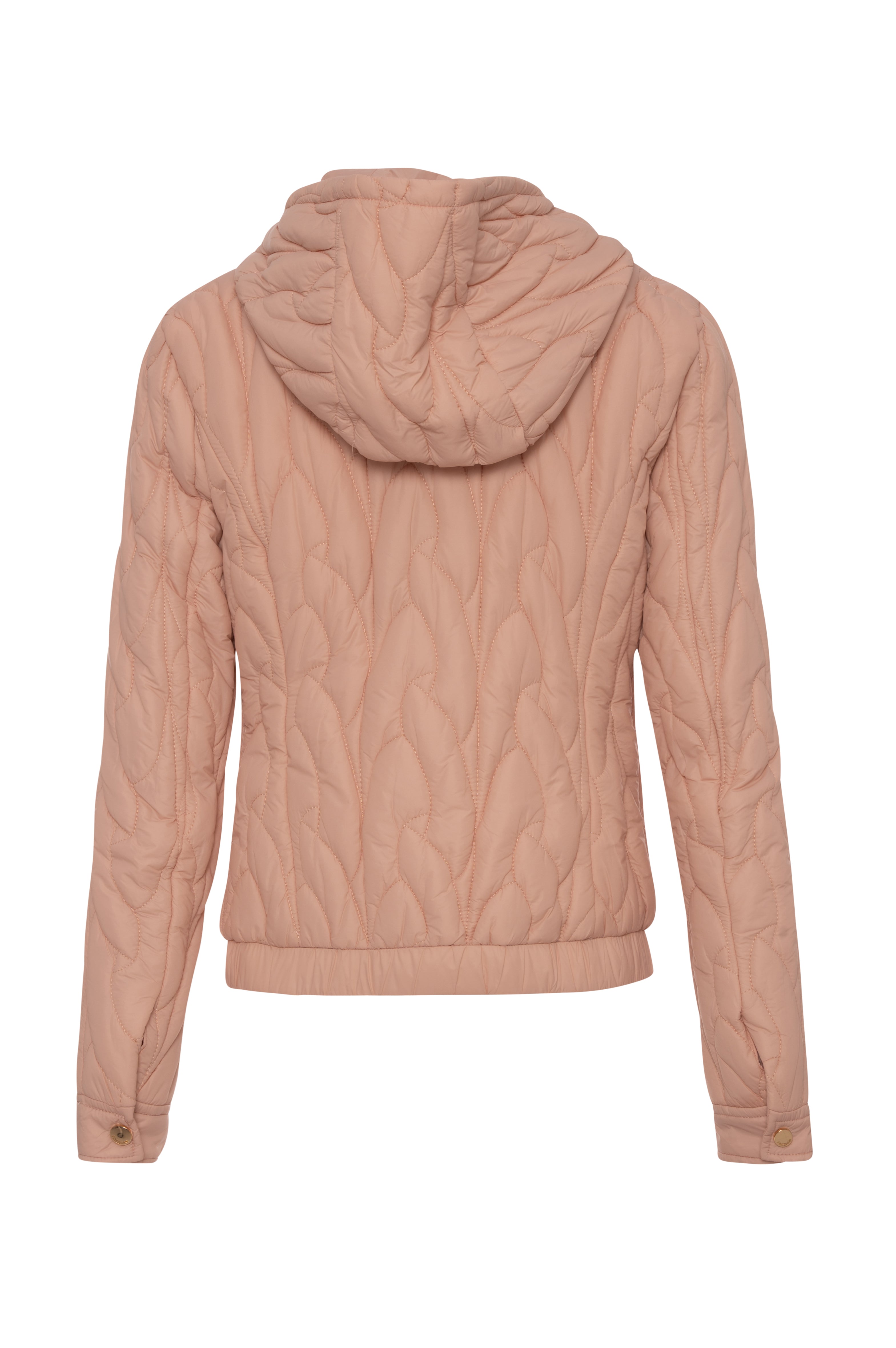 Piumino regular in nylon con cappuccio FY26WC3001O42301-KF0 Fracomina