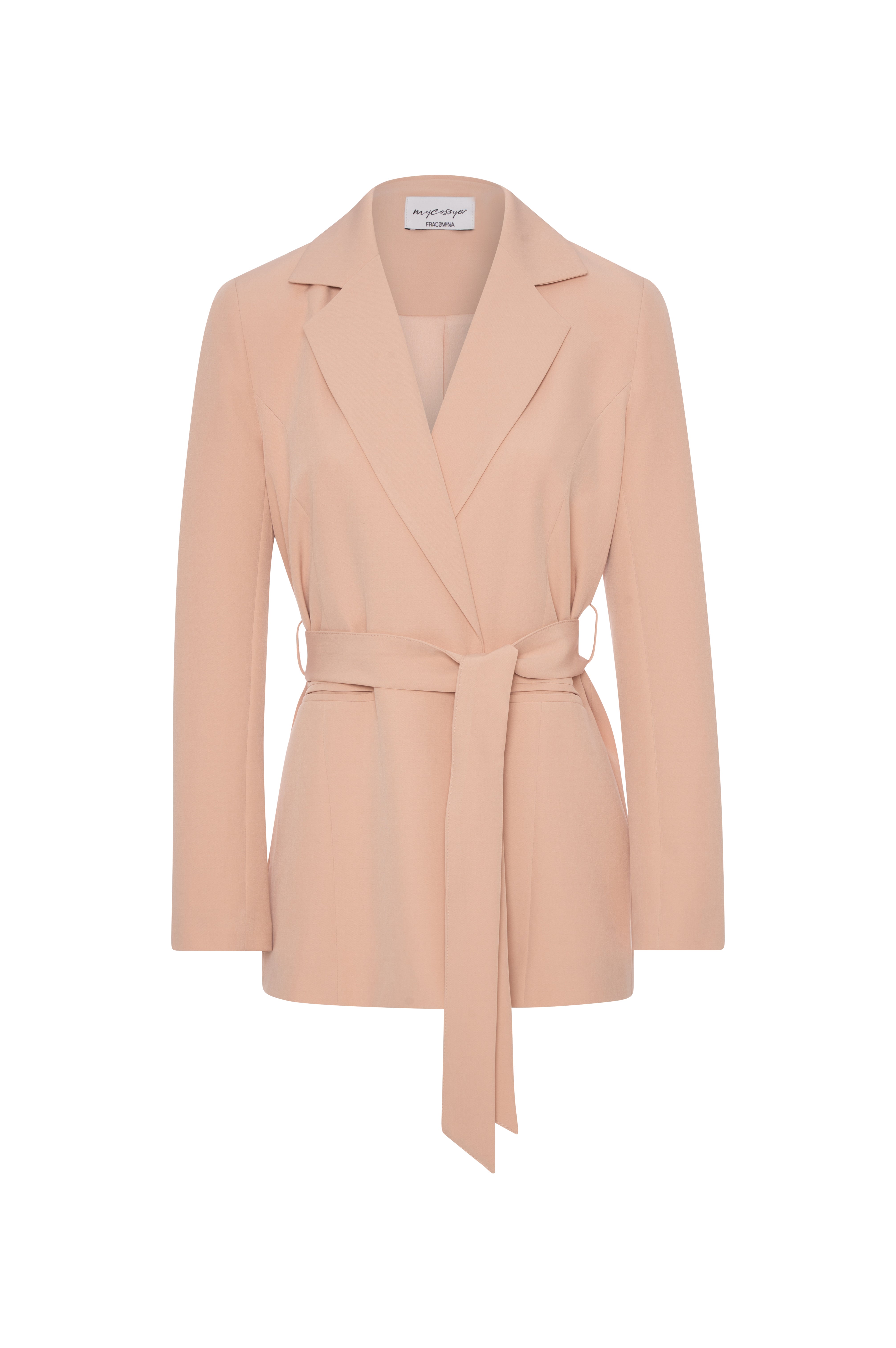 Blazer regular doppiopetto con fusciacca in vita FRACOMINA — immagine 5 di 6