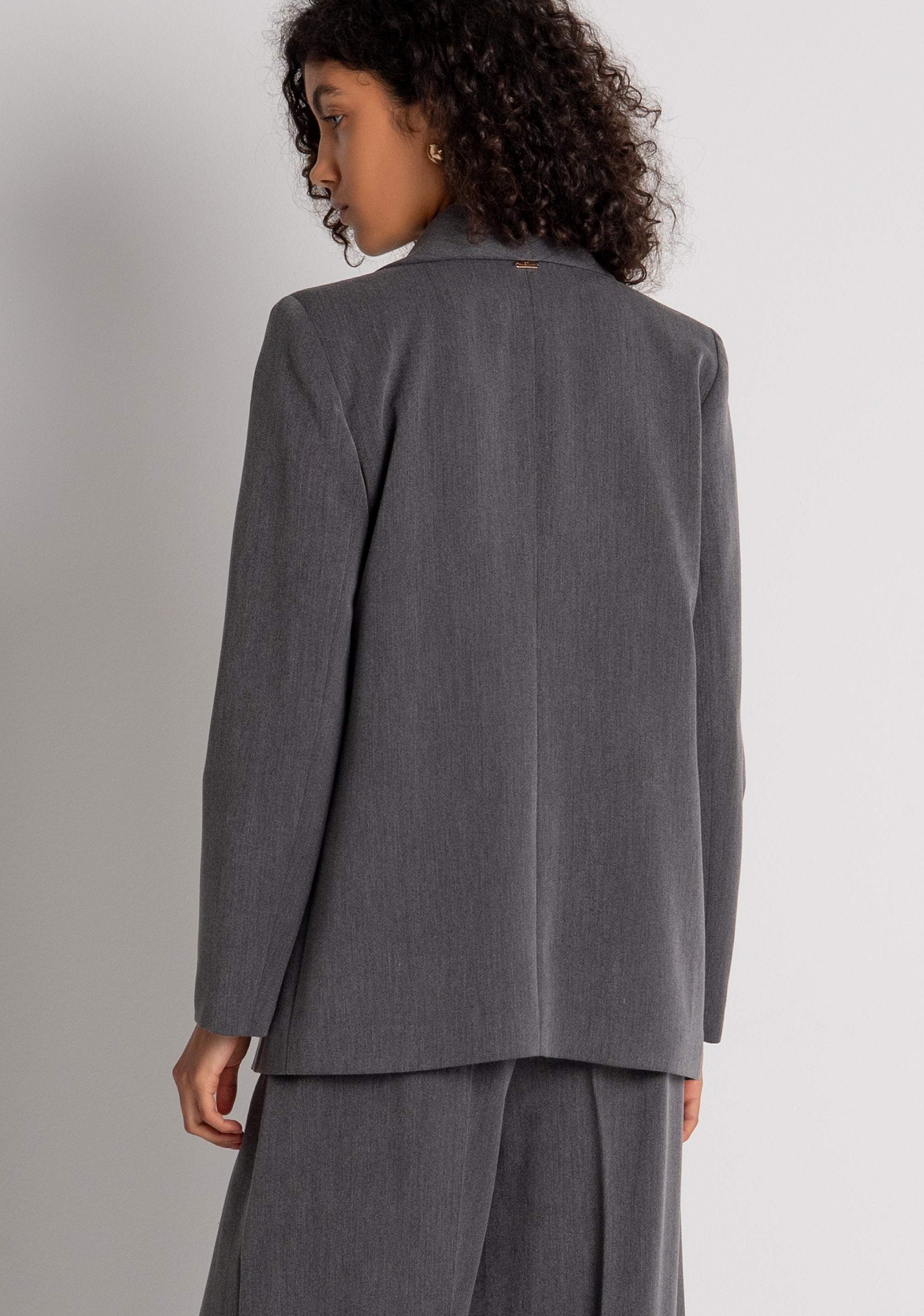 Blazer regular aperto FRACOMINA — immagine 3 di 5
