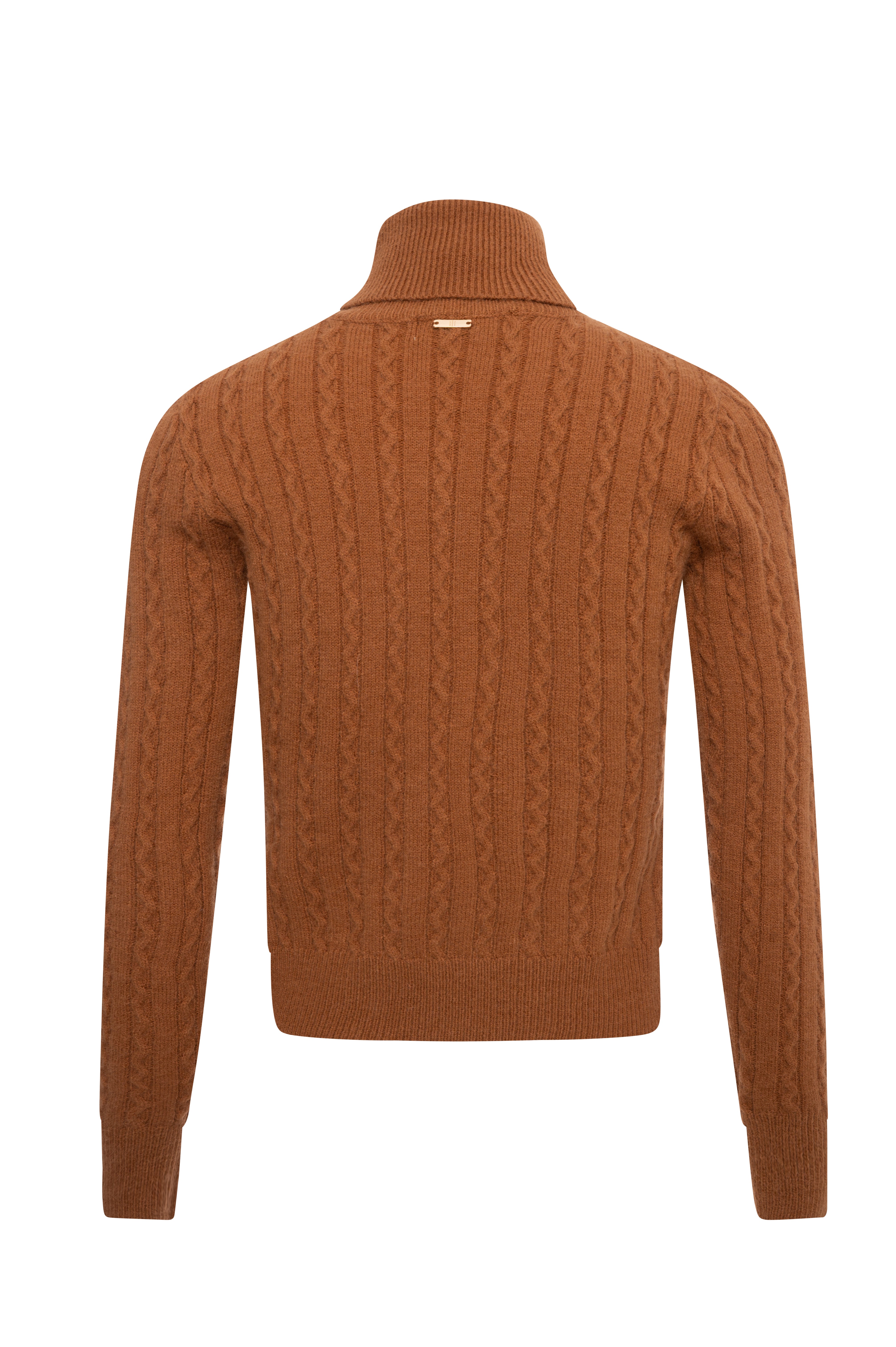 Maglia slim con punto treccia FY26WT7062K45801 FRACOMINA