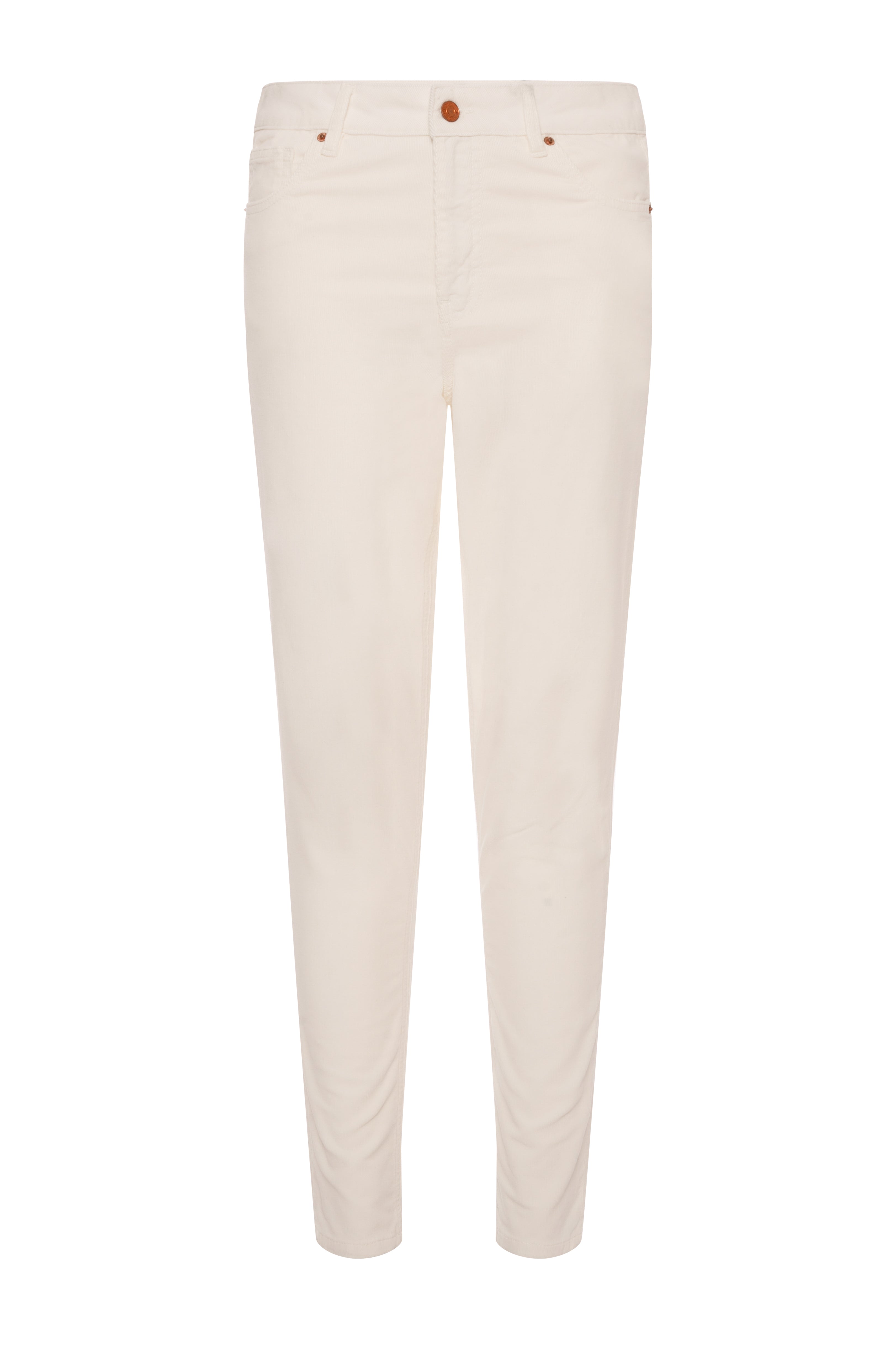 Pantalone slim in velluto mille righe FRACOMINA — immagine 1 di 8