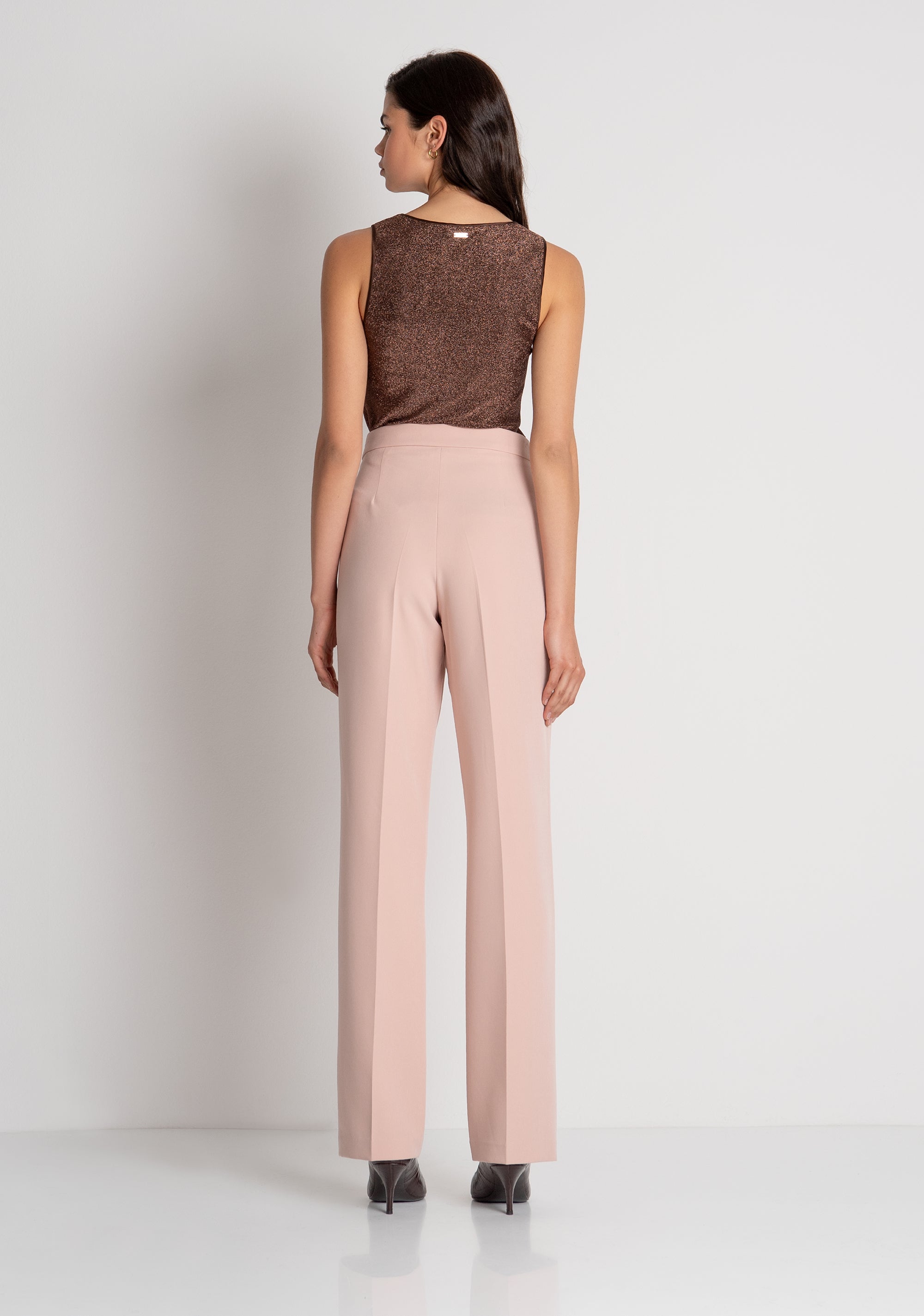 Pantalone regular in tessuto stretch FRACOMINA — immagine 3 di 5
