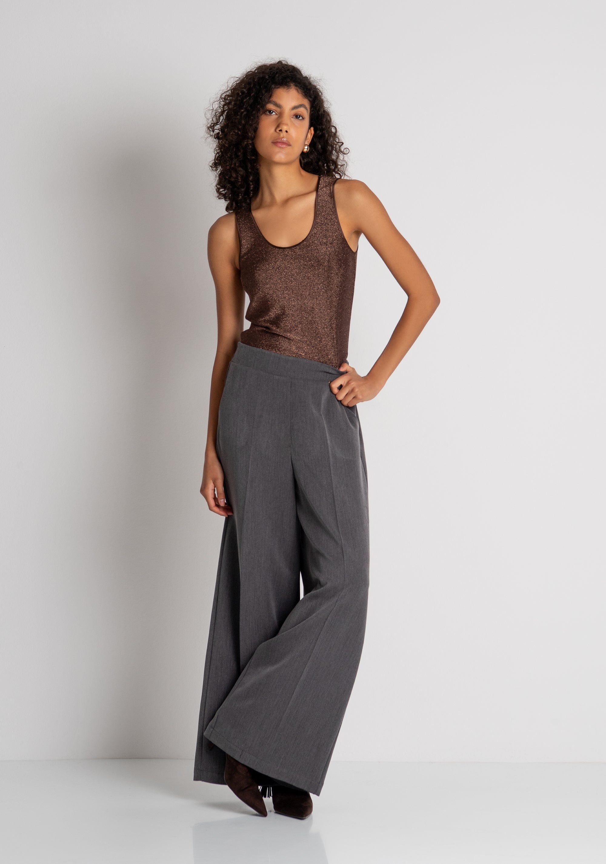 Pantalone flare a vita alta FY26WV3011W76101 FRACOMINA