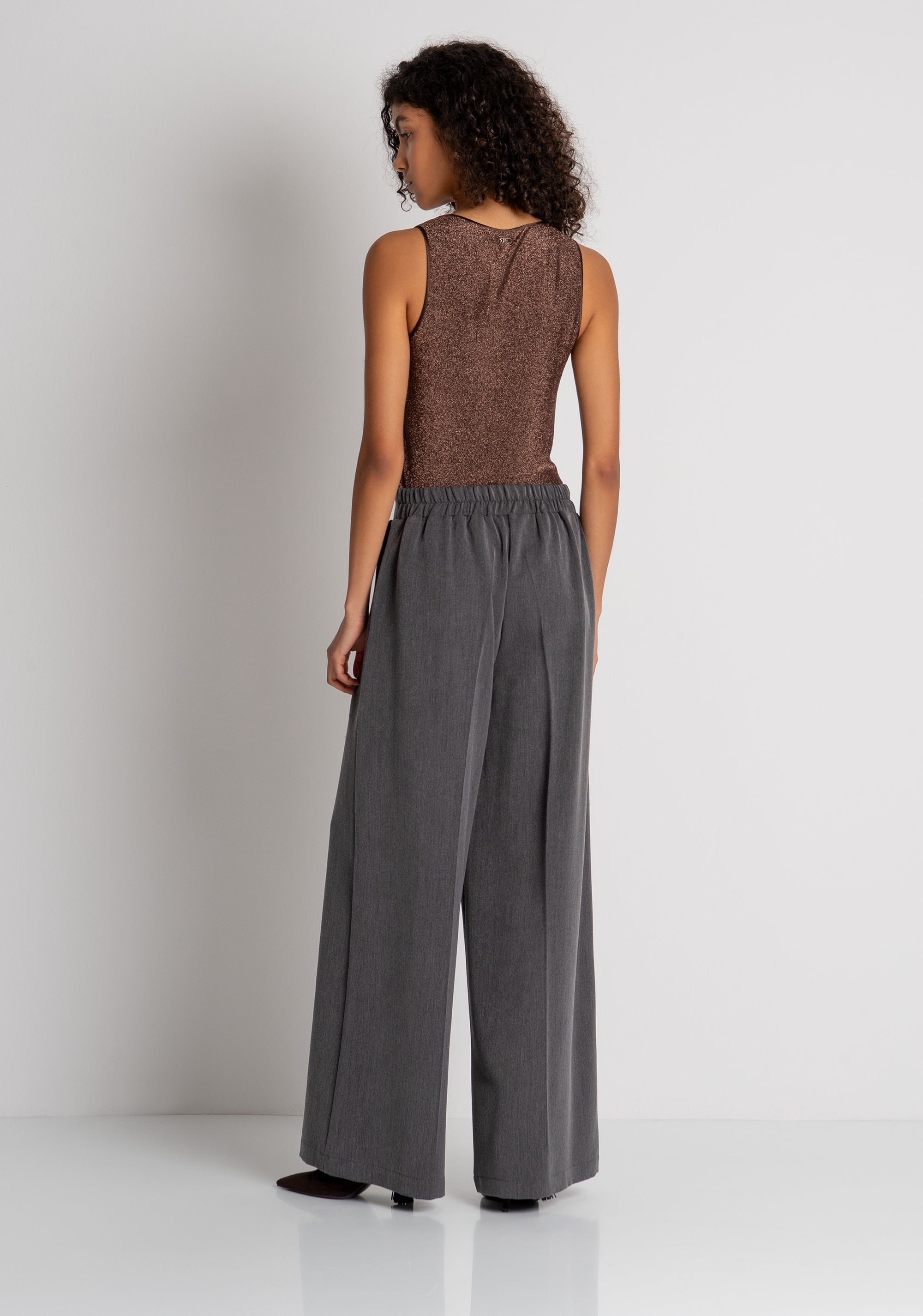 Pantalone flare a vita alta FY26WV3011W76101 FRACOMINA
