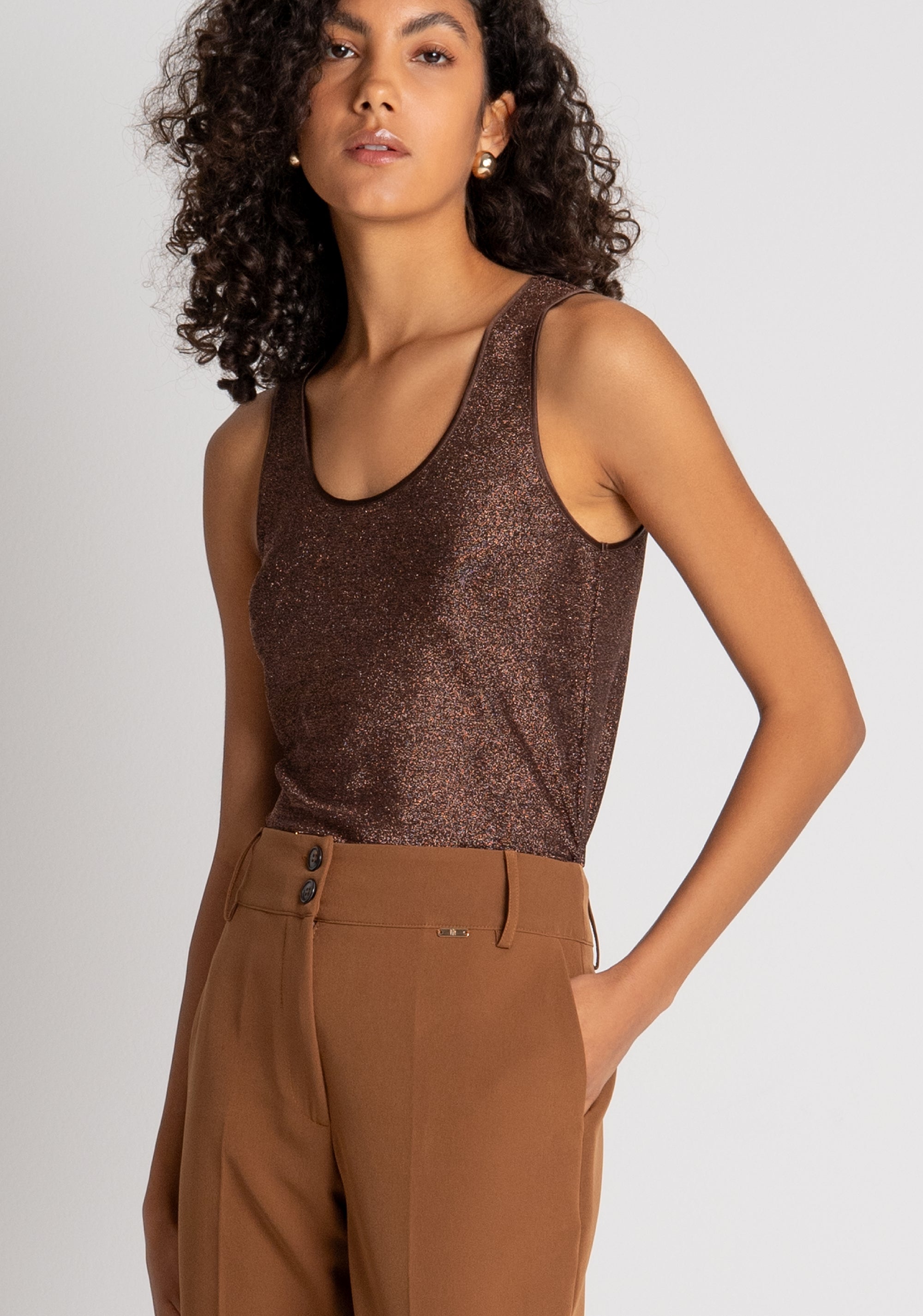 Pantalone chino slim in tessuto stretch FY26WV4012W42901 FRACOMINA