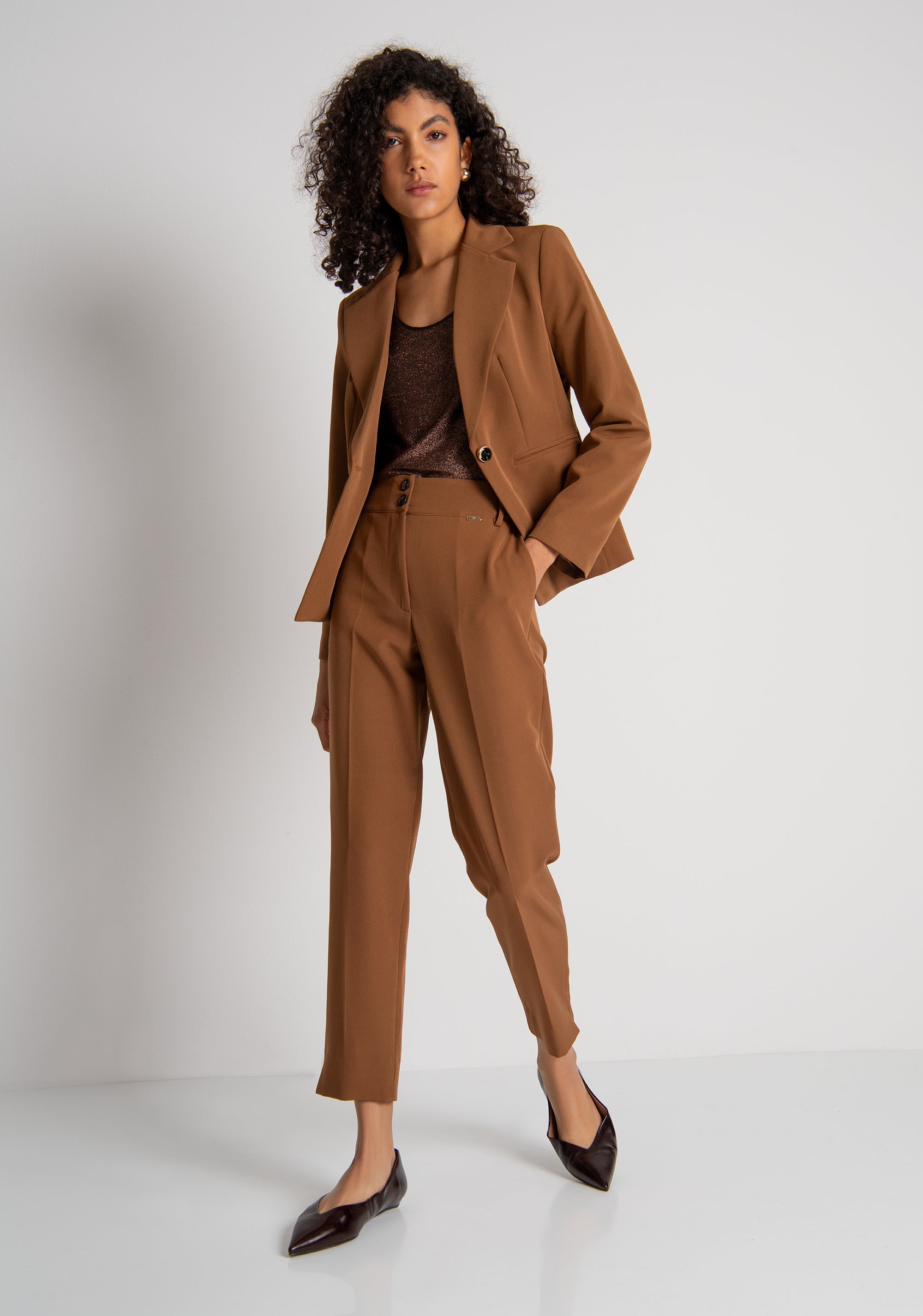 Pantalone chino slim in tessuto stretch FY26WV4012W42901 FRACOMINA