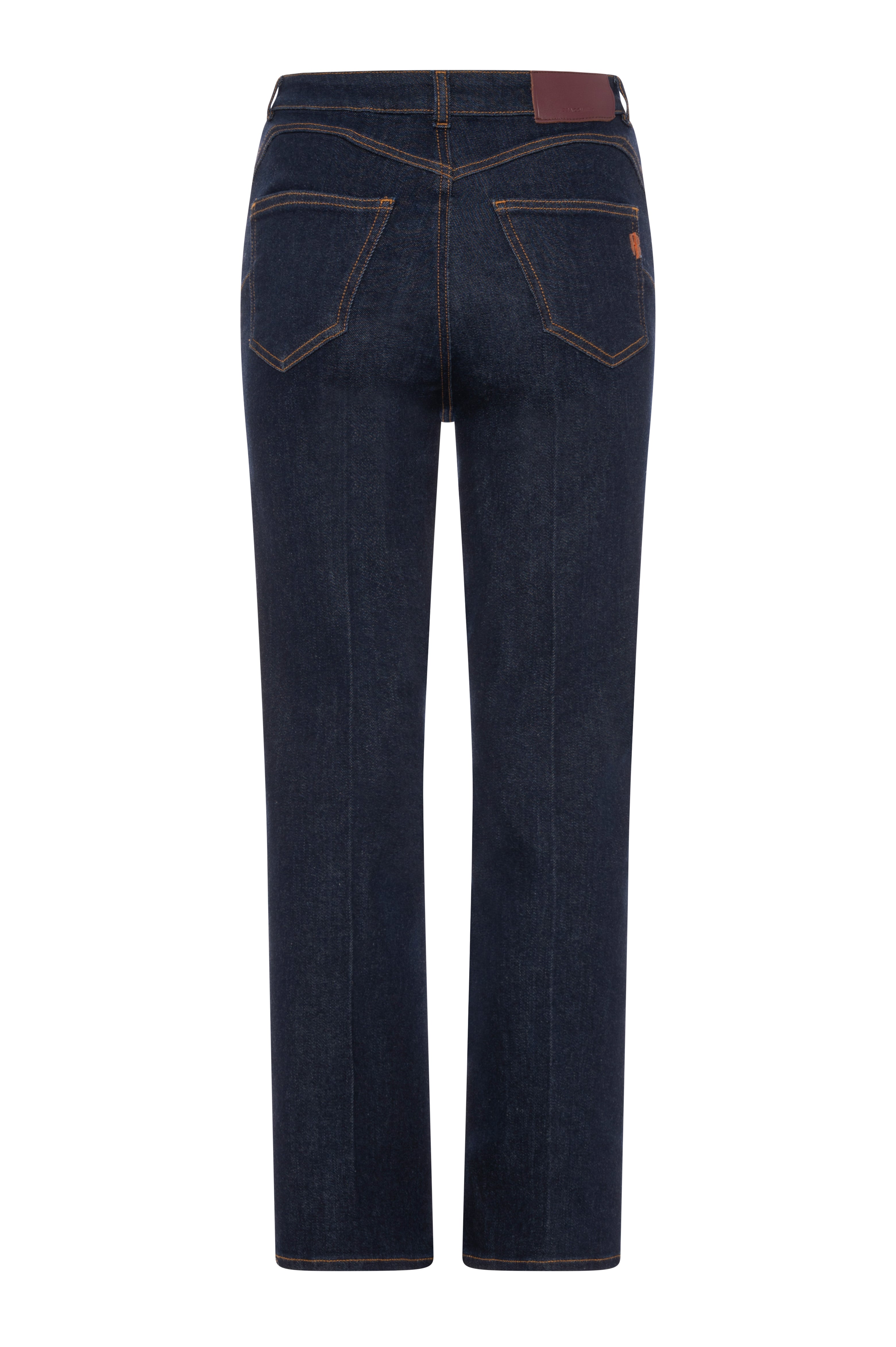 Jeans cropped in denim con lavaggio raw FY26WV9006D46093 FRACOMINA