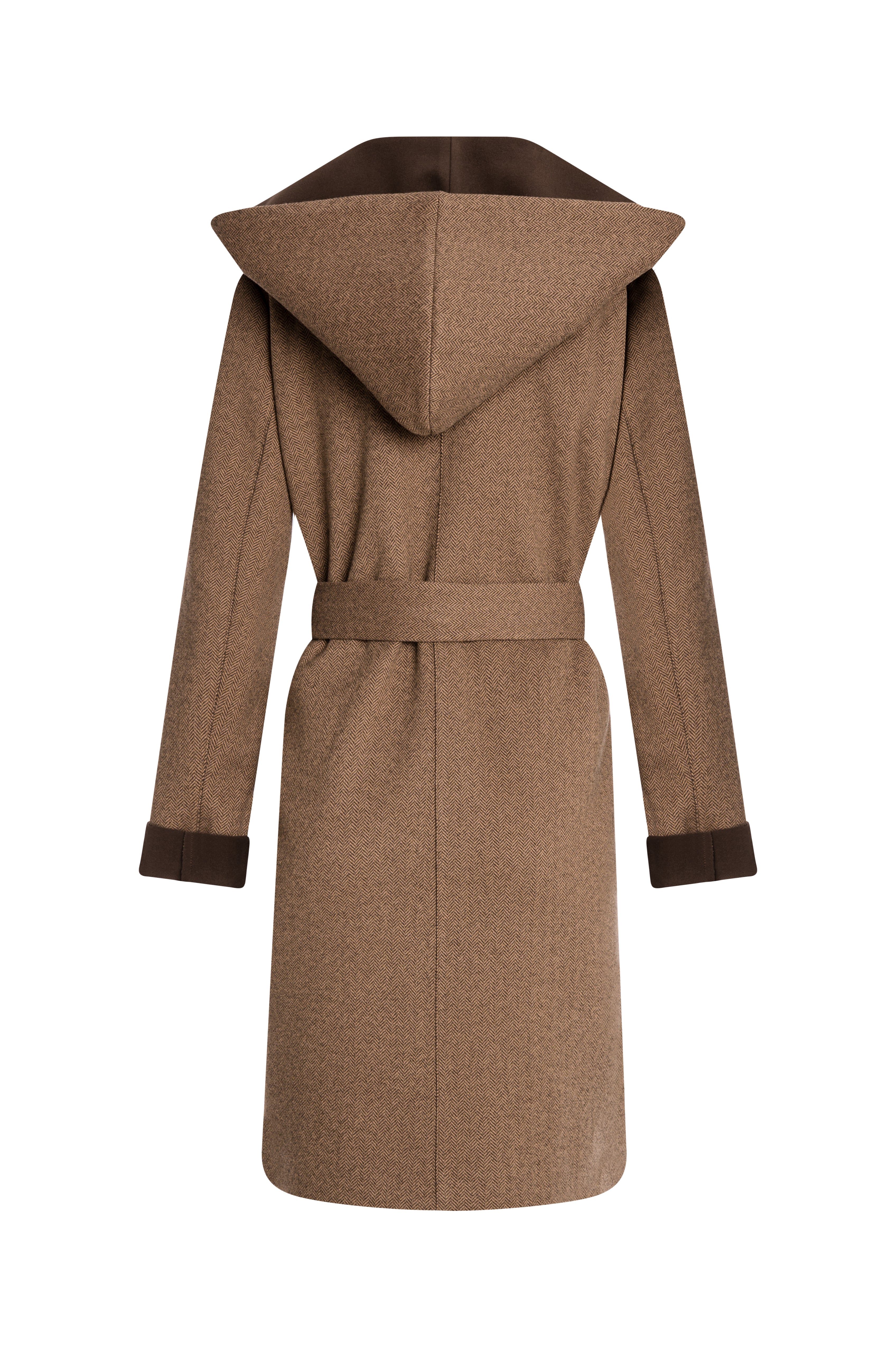 Cappotto regular lungo con cappuccio FZ26WC1002W86401 FRACOMINA
