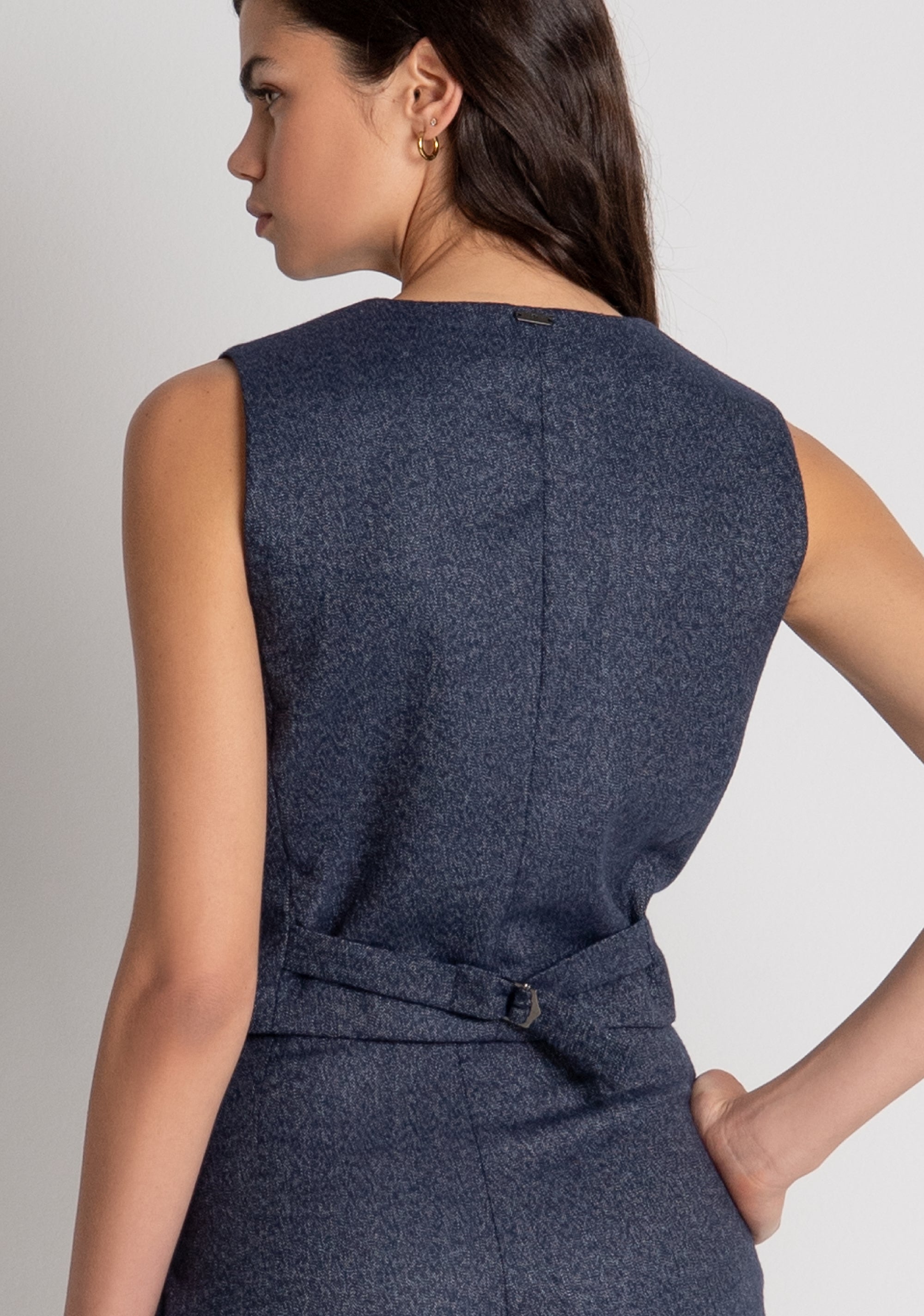 Gilet slim monopetto FZ26WJ5001W56101 FRACOMINA