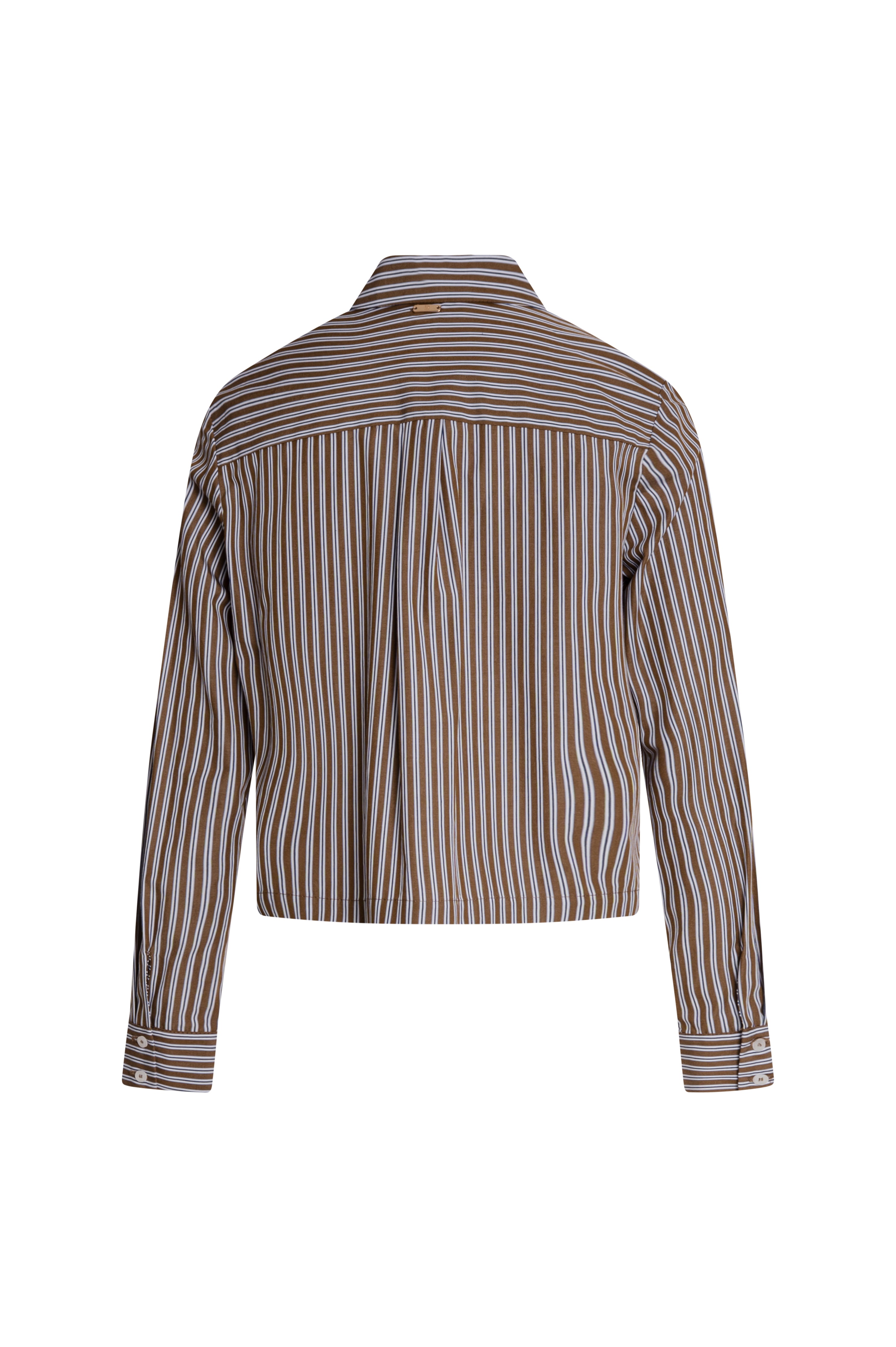 Camicia regular a righe in cotone FZ26WT6001W403N8-KM9 Fracomina
