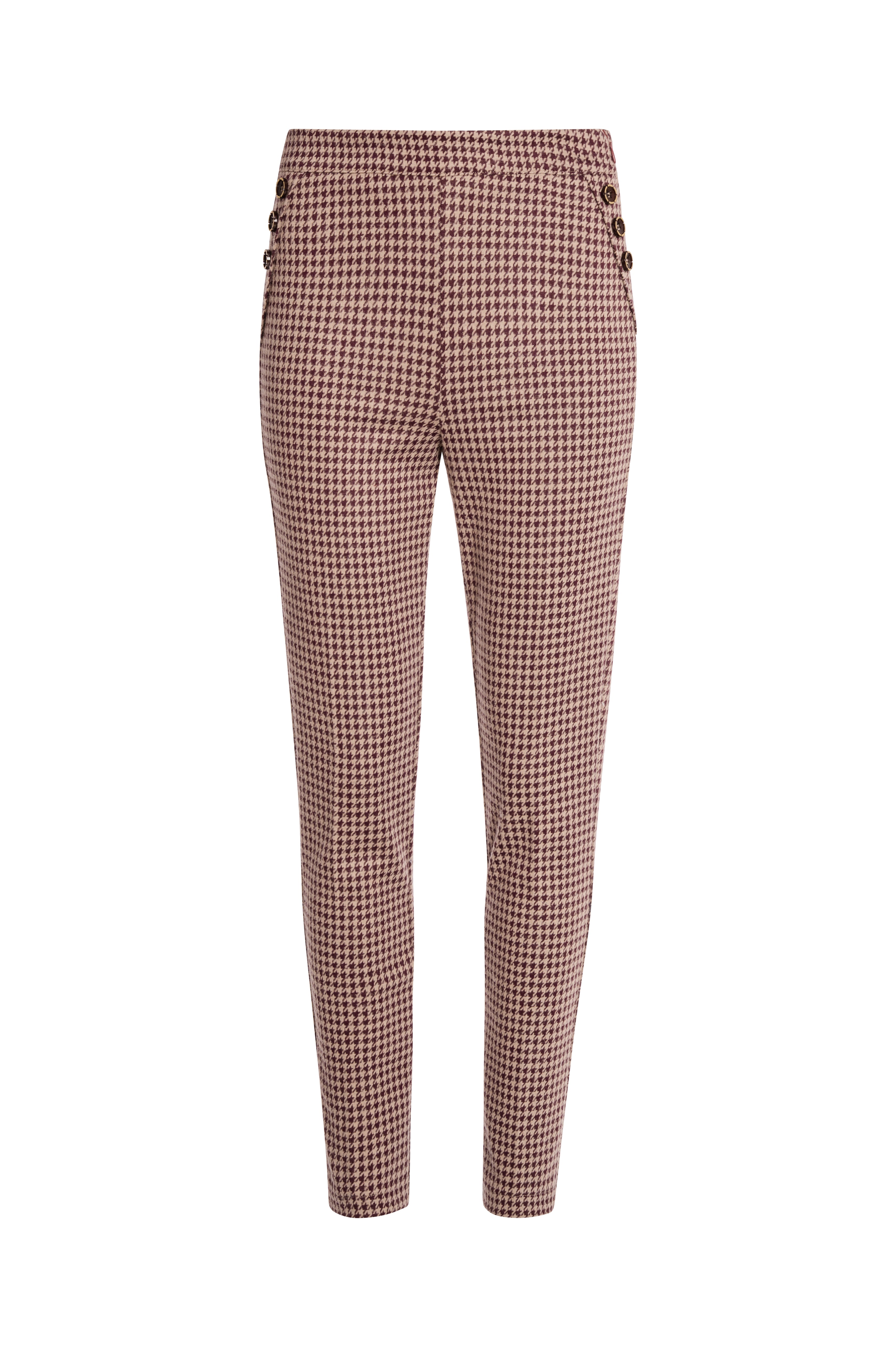 Pantalone slim in pied de poule FZ26WV1001W461F6-KM7 Fracomina