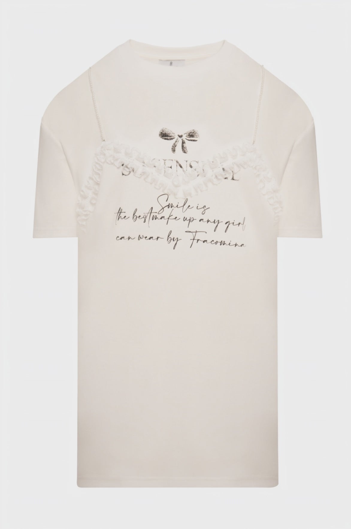 T-shirt over in jersey di cotone