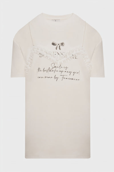 T-shirt over in jersey di cotone
