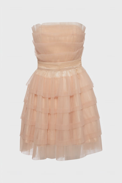 Abito regular mini in tulle