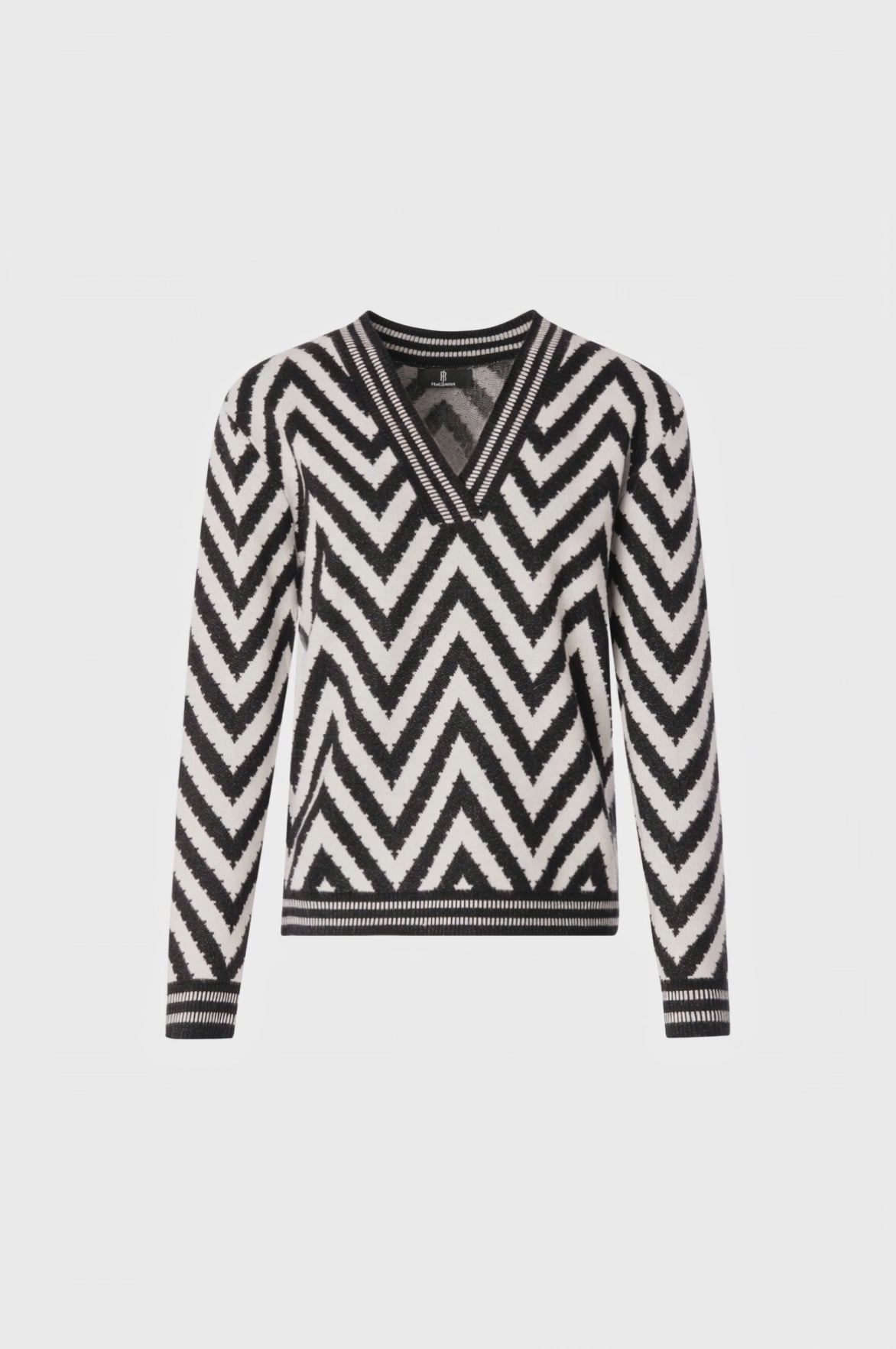 Maglia regular in jacquard spigato