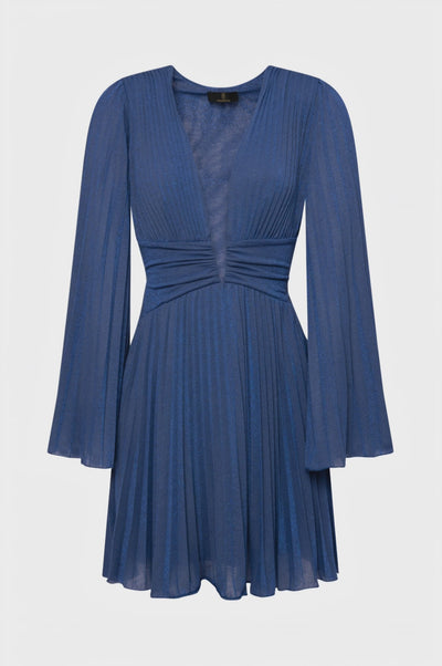 Abito regular mini con lurex