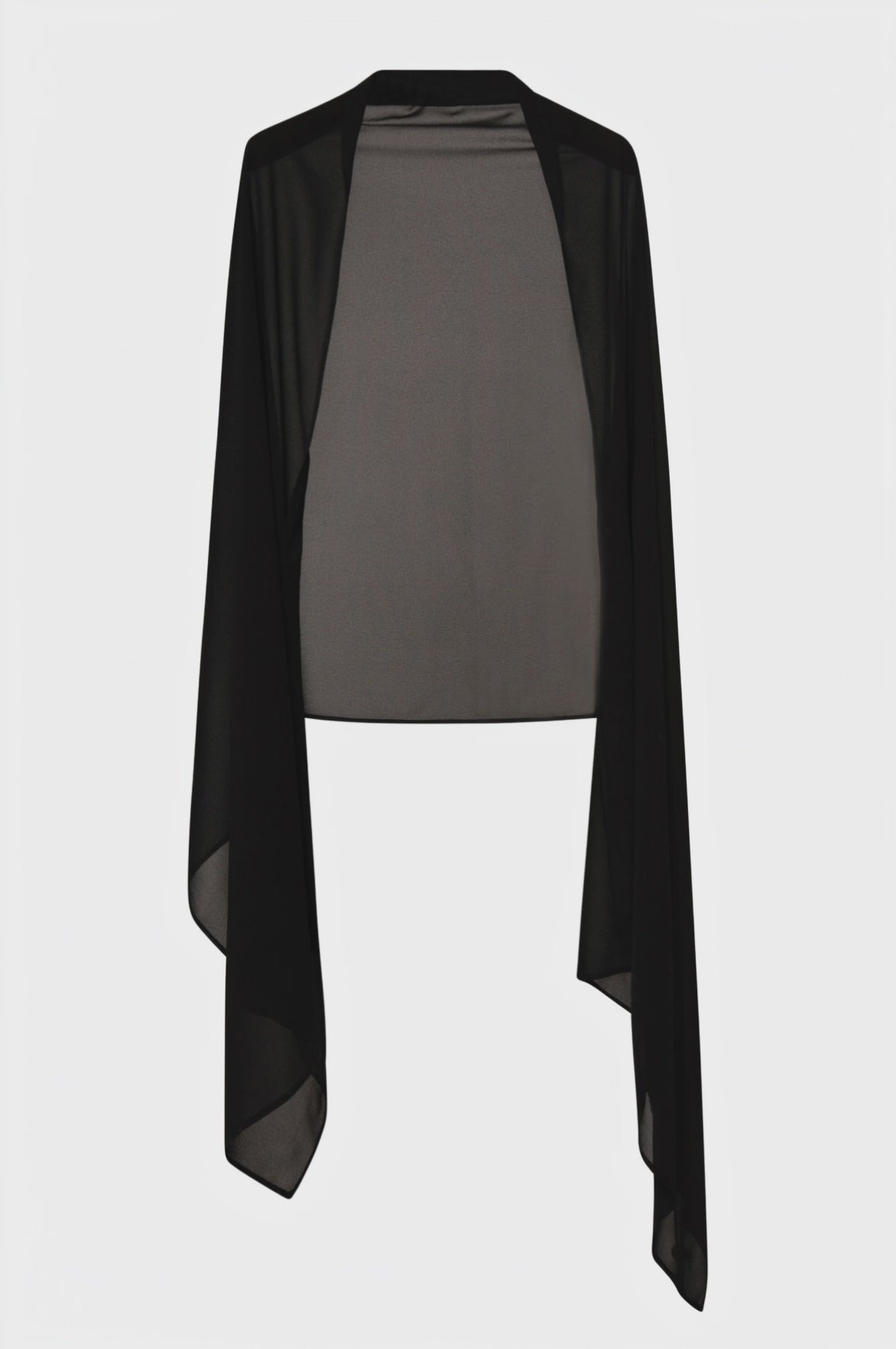 Stola rettangolare in georgette