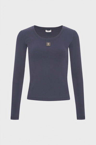 T-shirt slim in jersey di cotone stretch