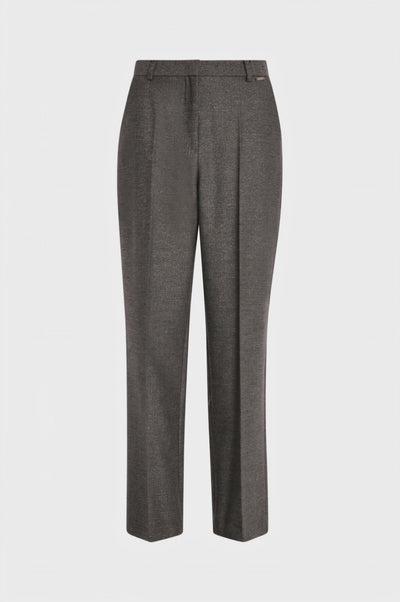 Pantalone regular modello chino in tessuto spigato