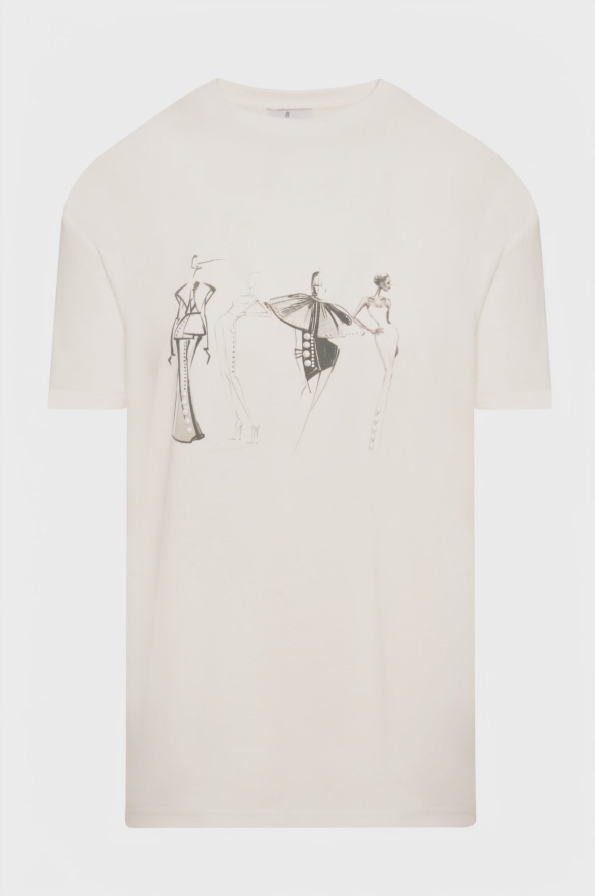 T-shirt regular in jersey di cotone