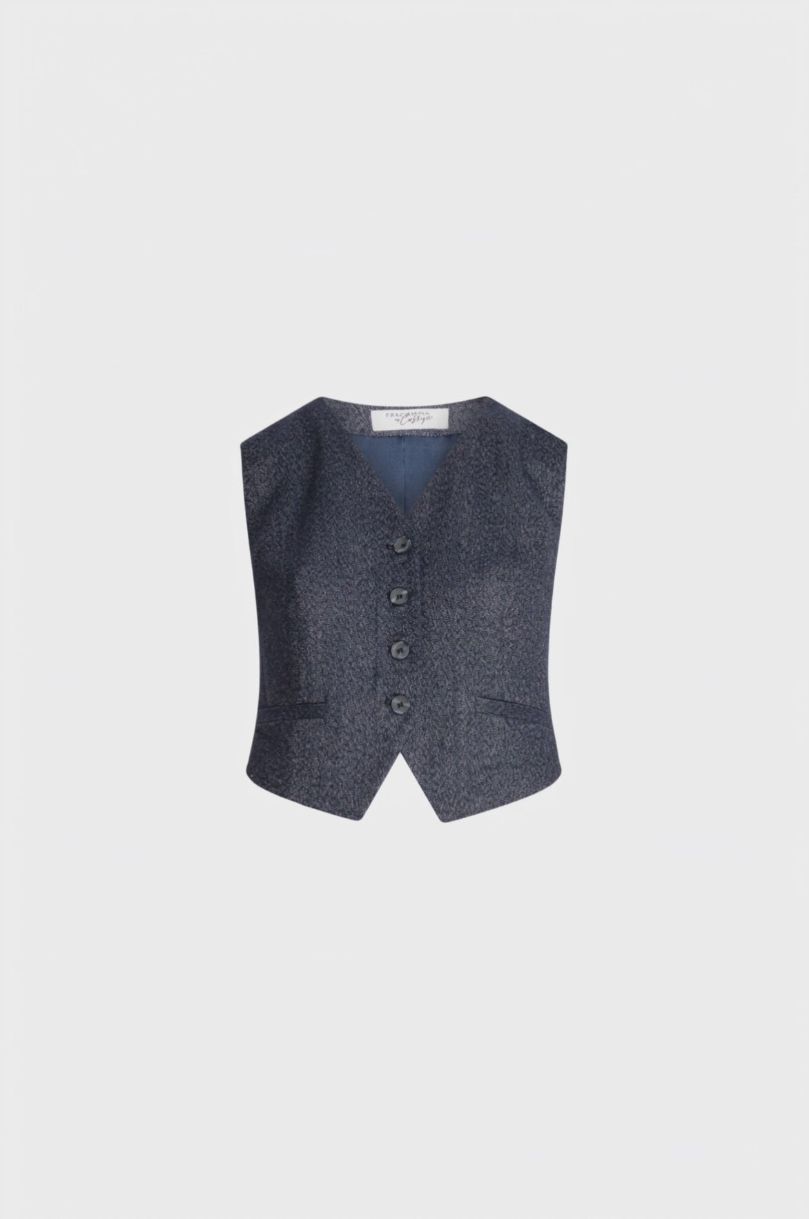Gilet slim monopetto
