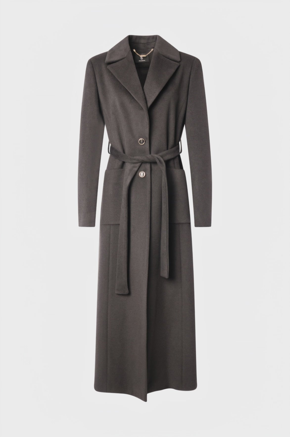 Cappotto regular lungo monopetto