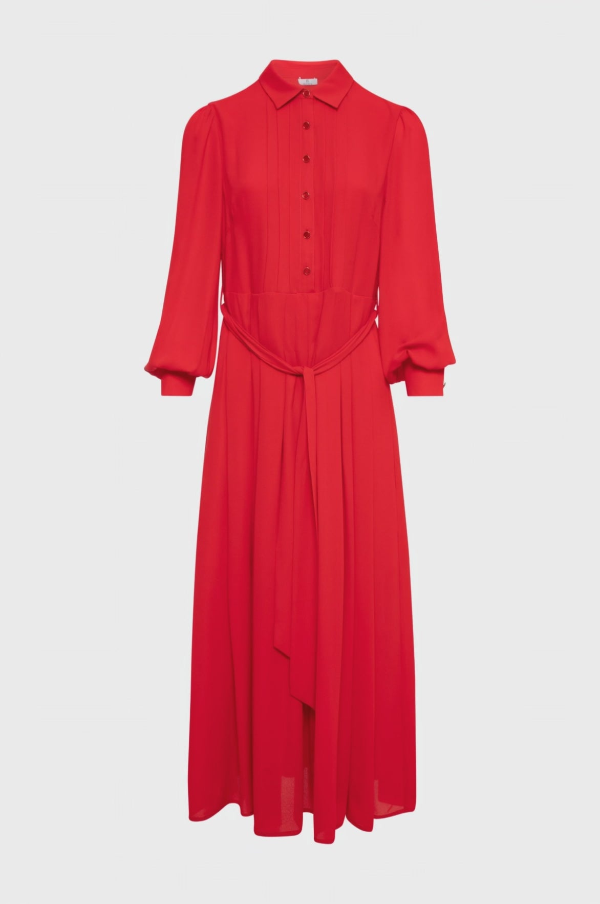 Abito regular modello chemisier in georgette