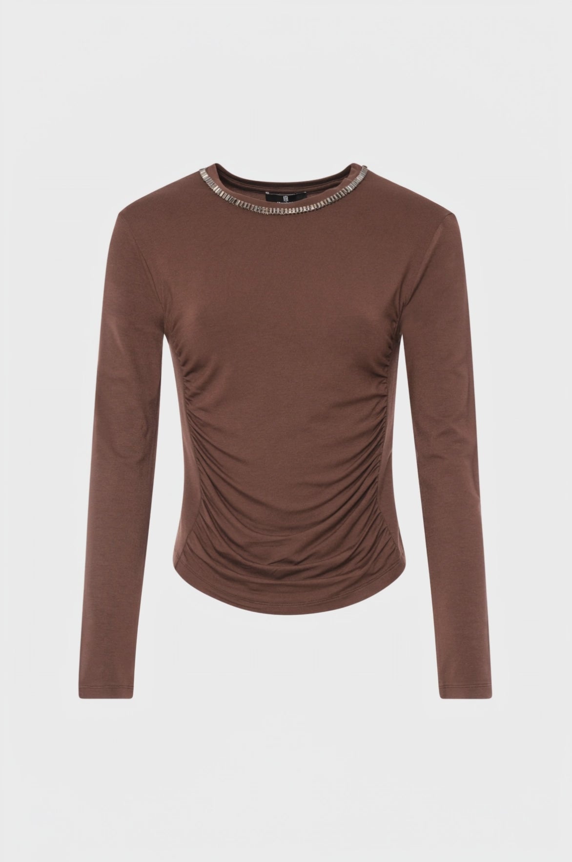 T-shirt regular in jersey di viscosa