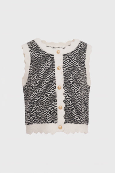 Gilet regular in maglia