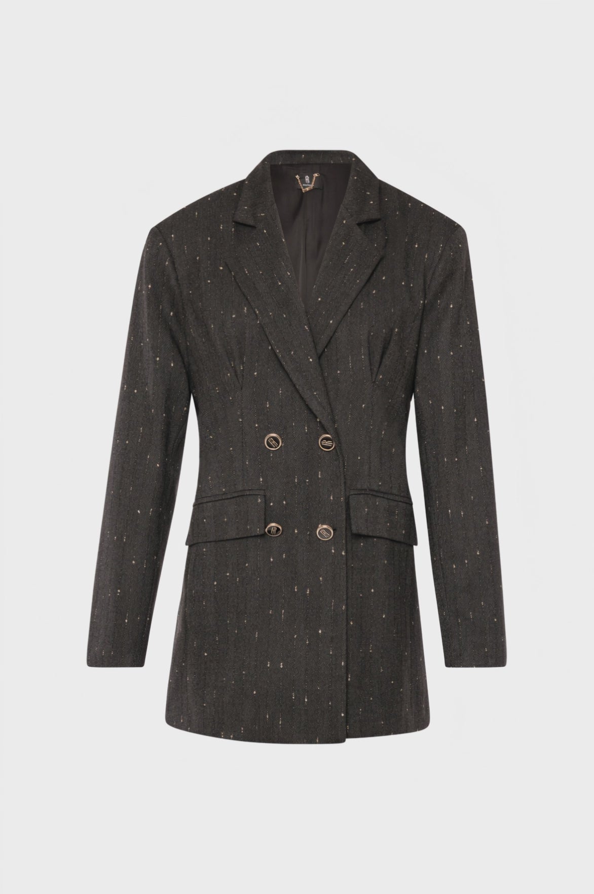 Blazer regular doppiopetto gessato