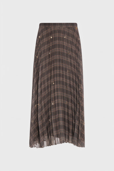 Gonna flare midi a quadri